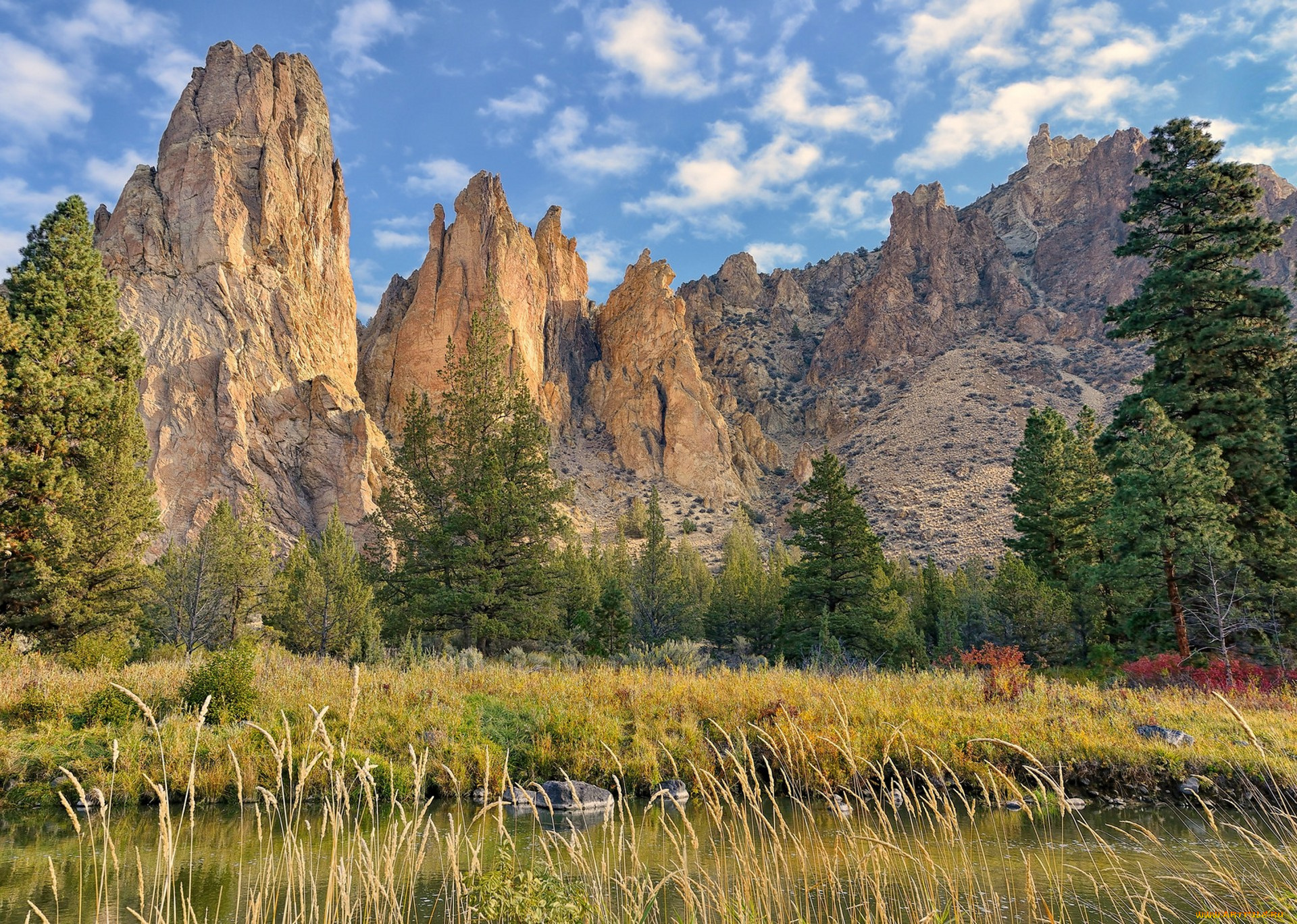 природа, горы, простор