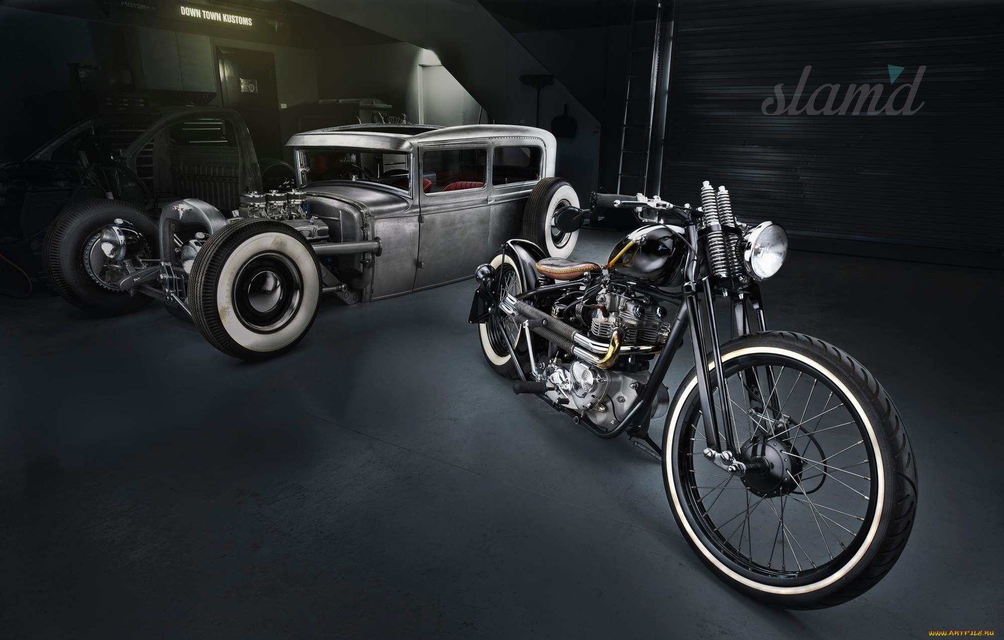 мотоциклы, customs, custom