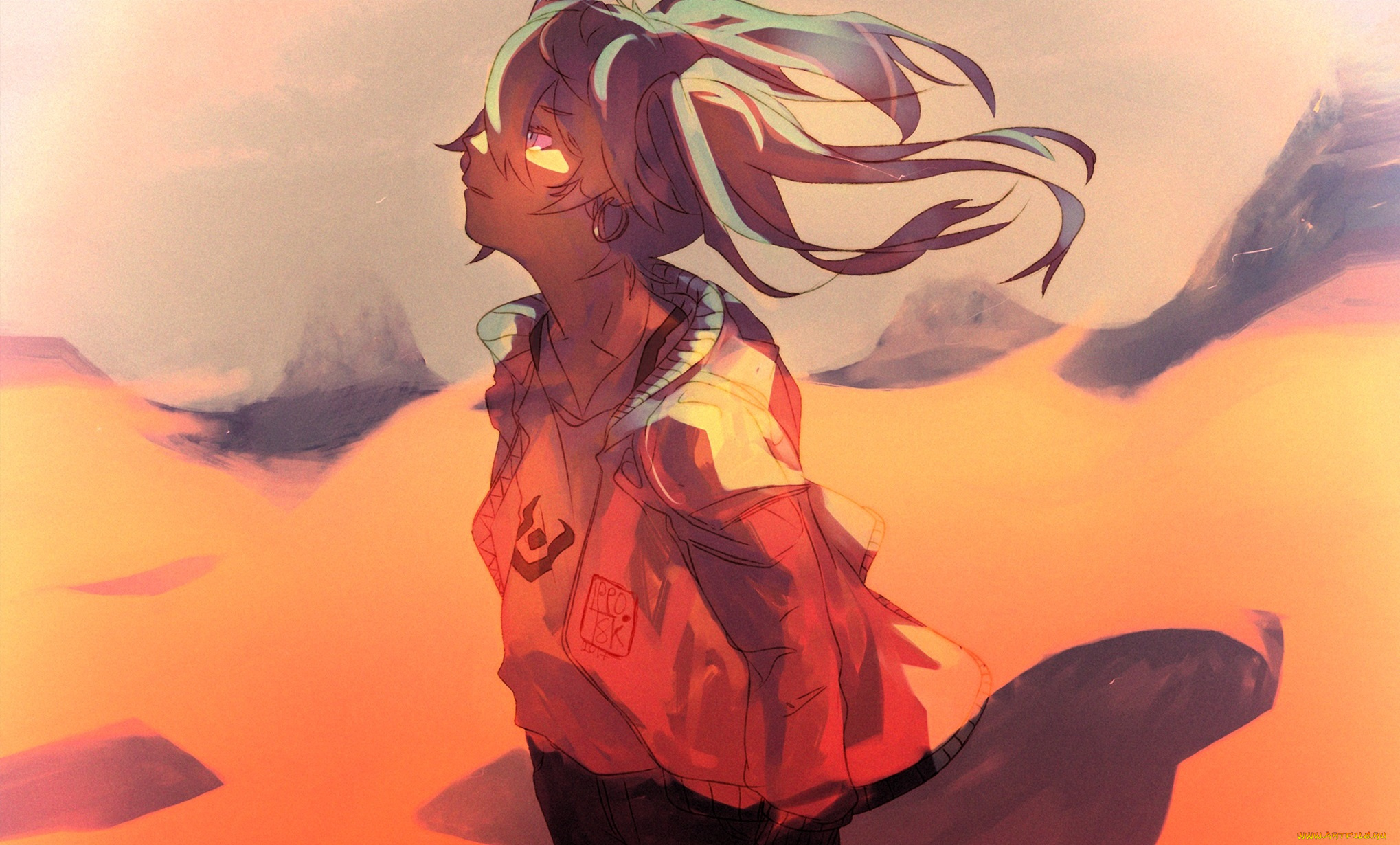 аниме, vocaloid, hatsune, miku