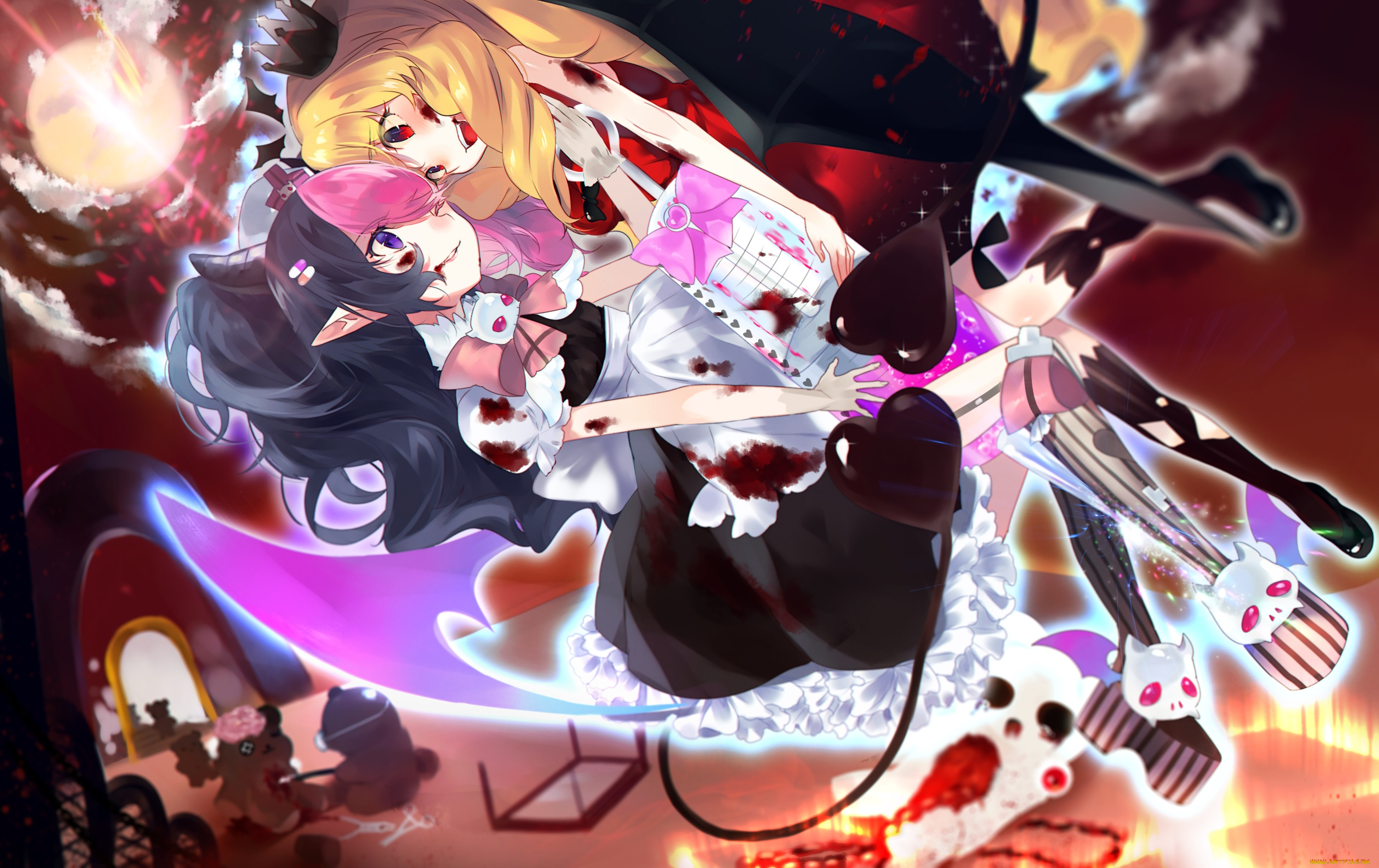 аниме, животные, , существа, aoiken