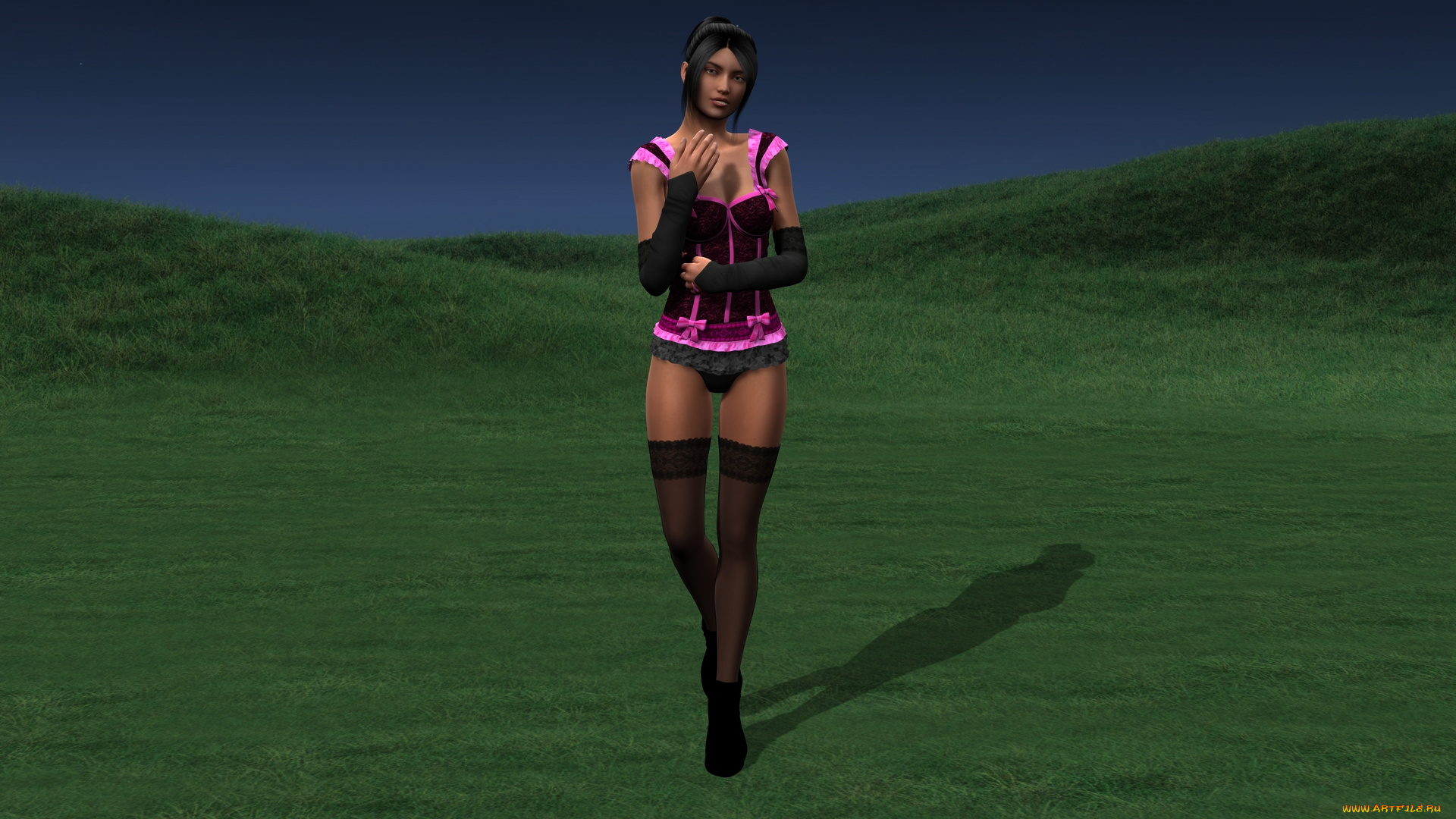 3д, графика, люди, , people, фон, взгляд, девушка