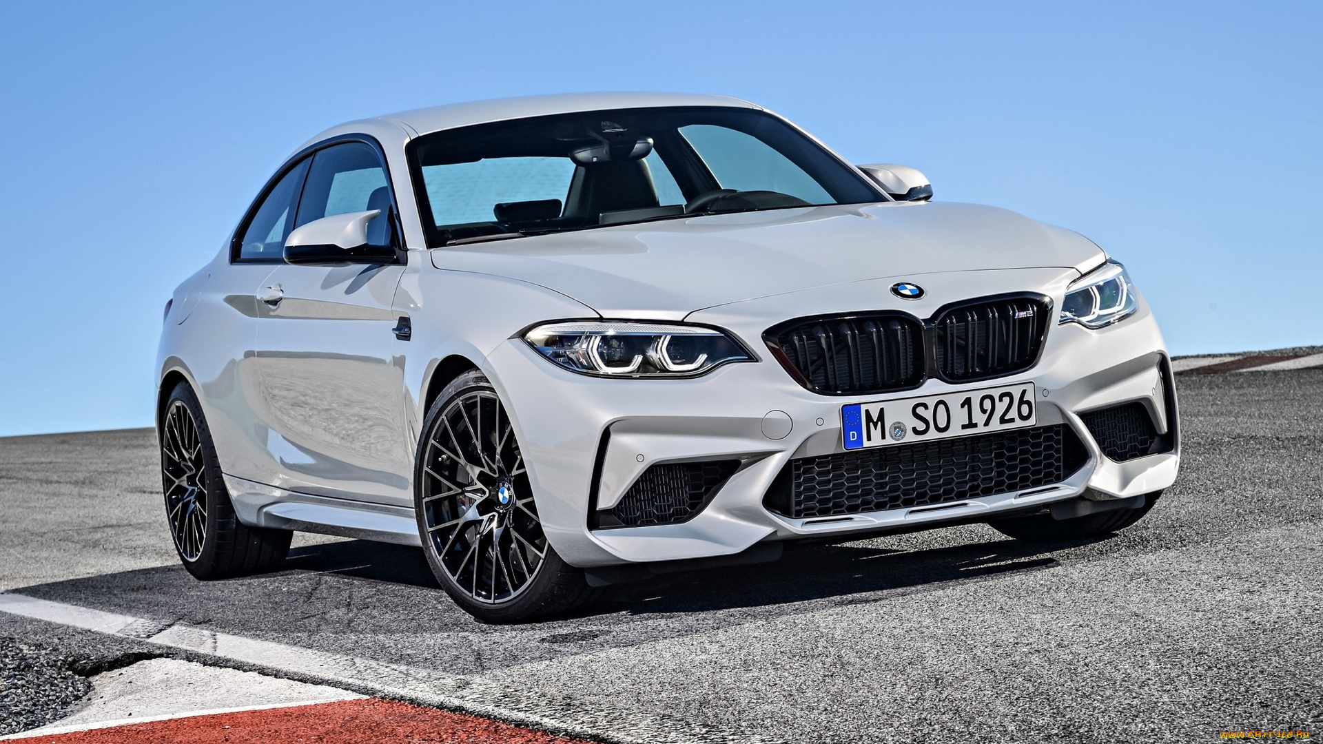 автомобили, bmw, белый, m2, 2018, бмв