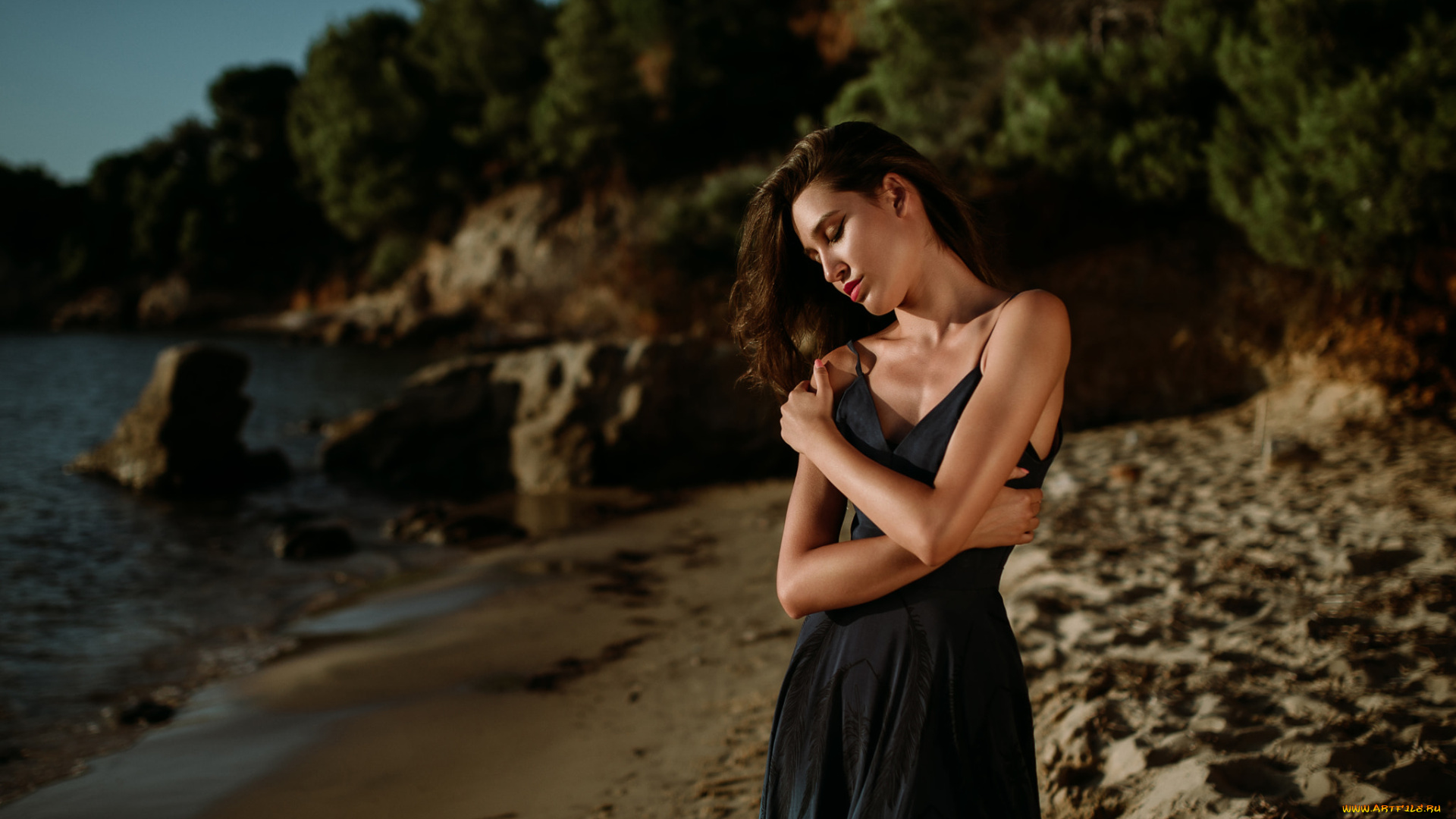 девушка, девушки, -unsort, , брюнетки, темноволосые, модель