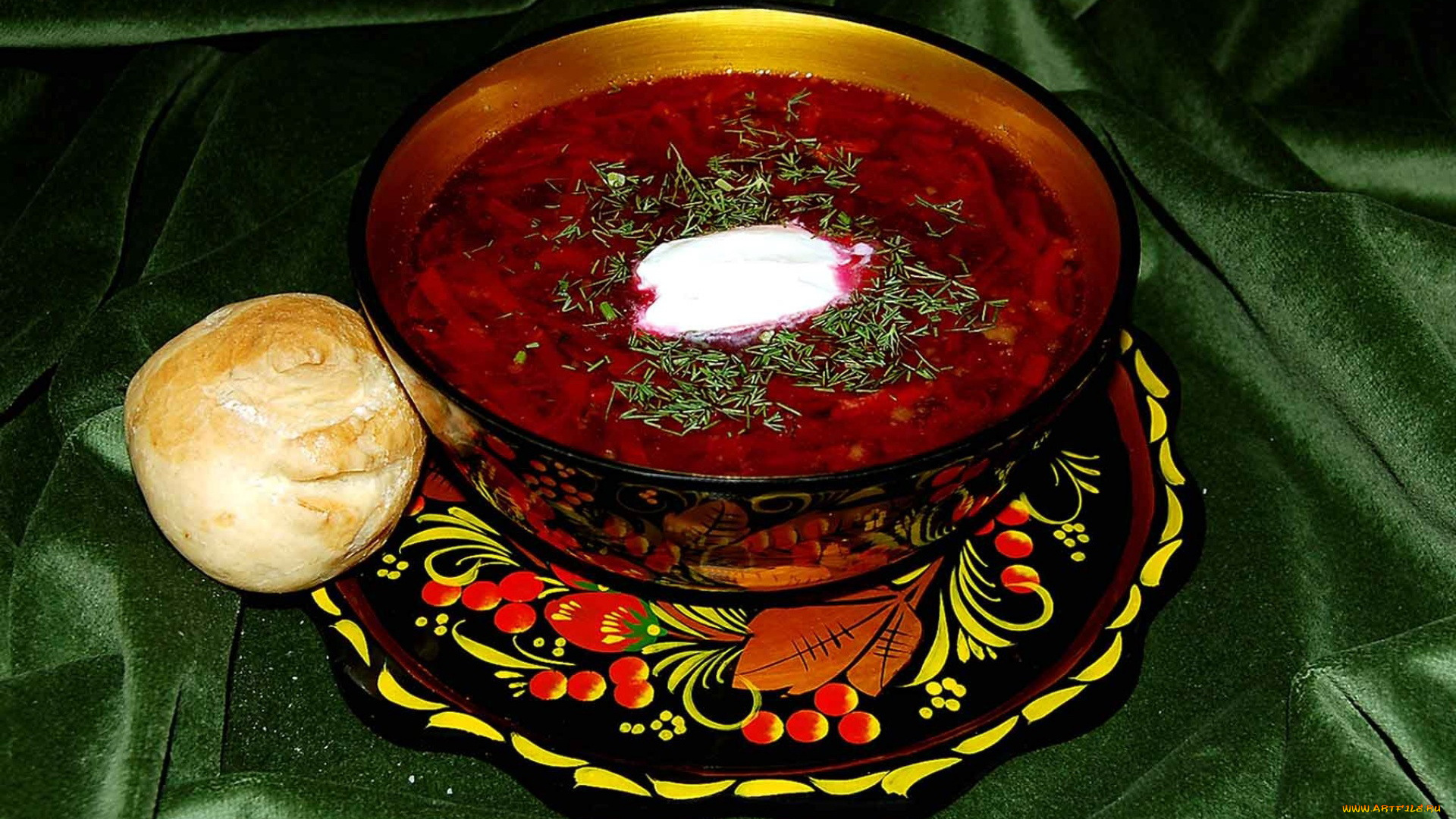 еда, первые, блюда, борщ