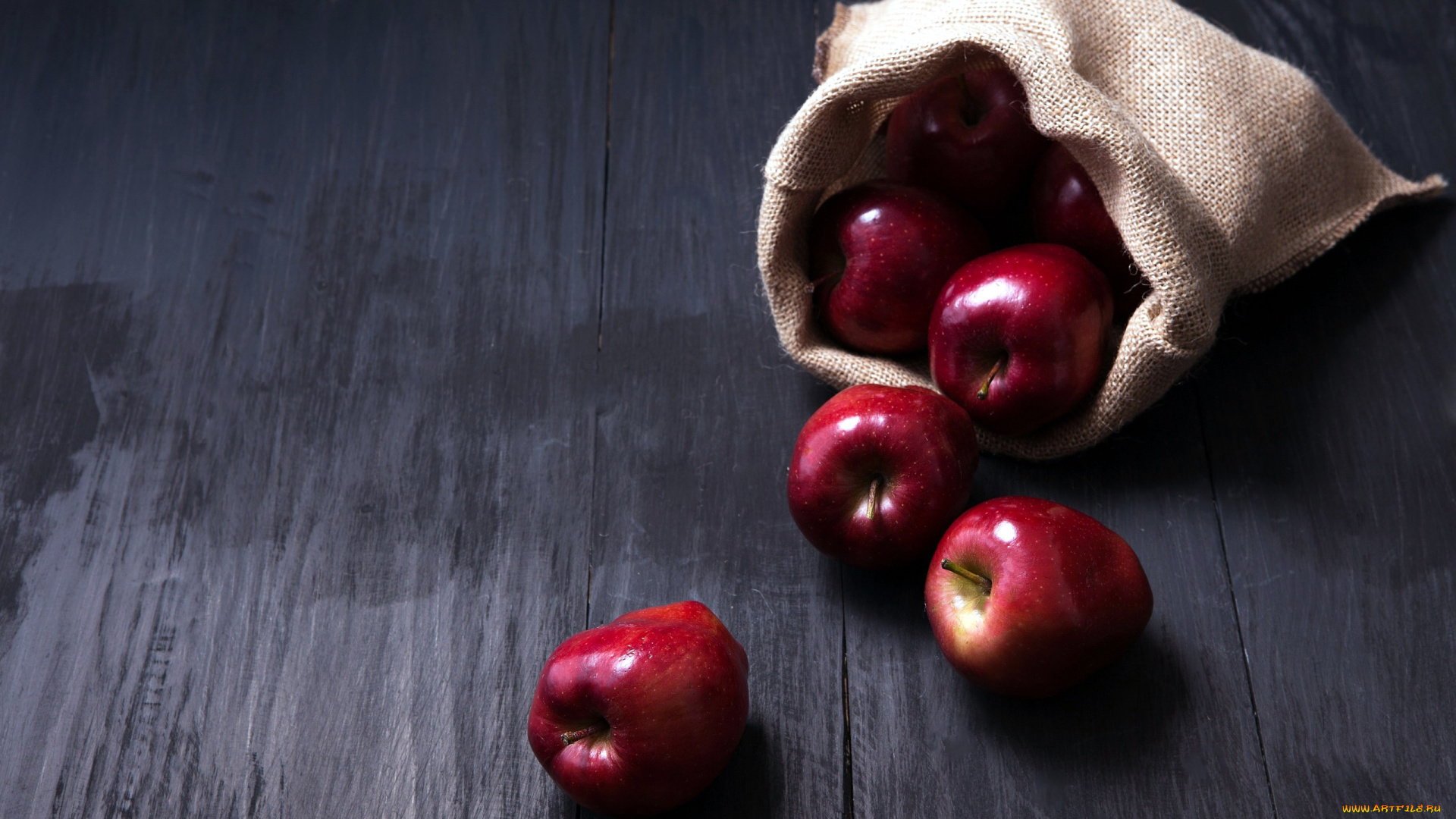 еда, Яблоки, краснобокие, яблоки