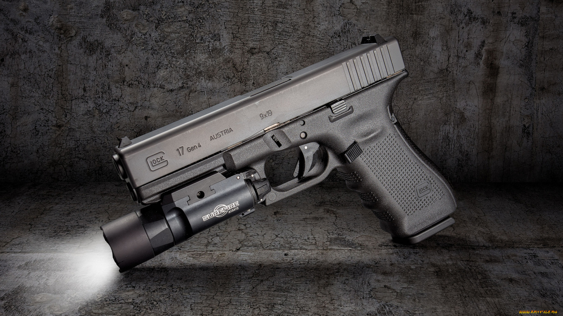 glock, 17, оружие, пистолеты, ствол