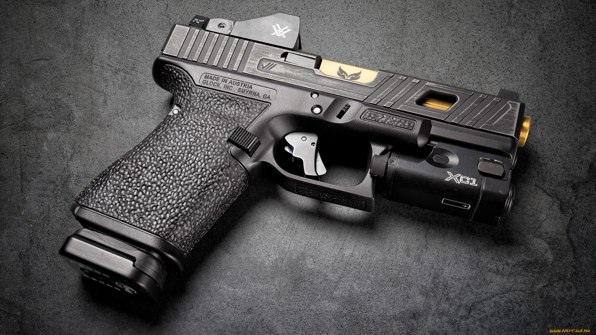 glock, 19, оружие, пистолеты, ствол