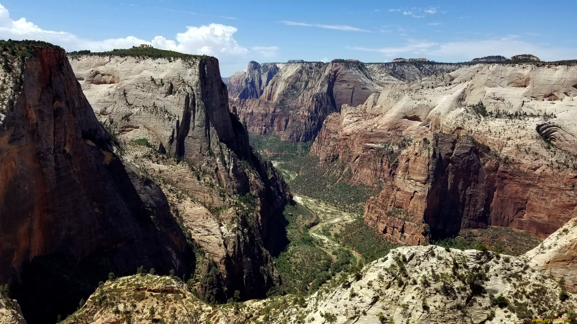 природа, горы, ущелье