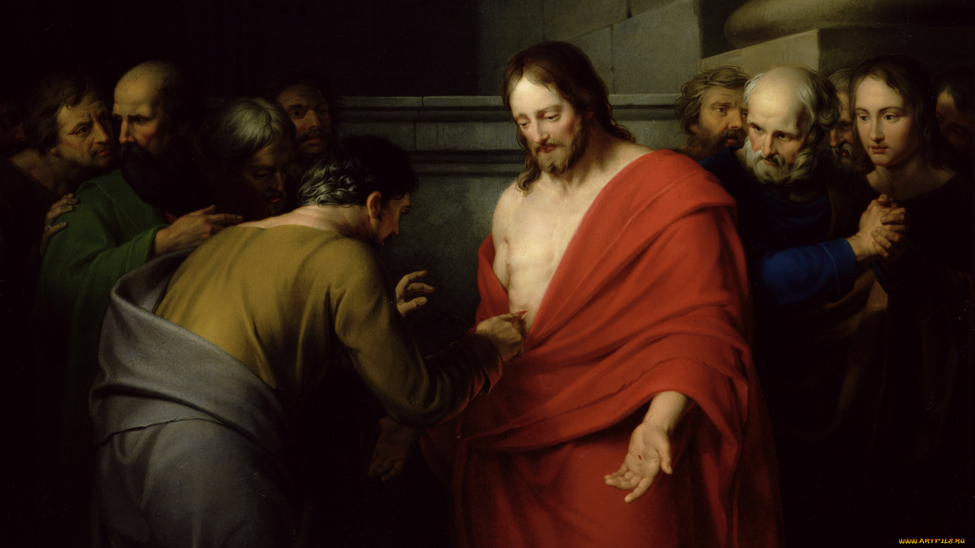 рисованное, живопись, картина, воскрешение, христа, мифология, религия