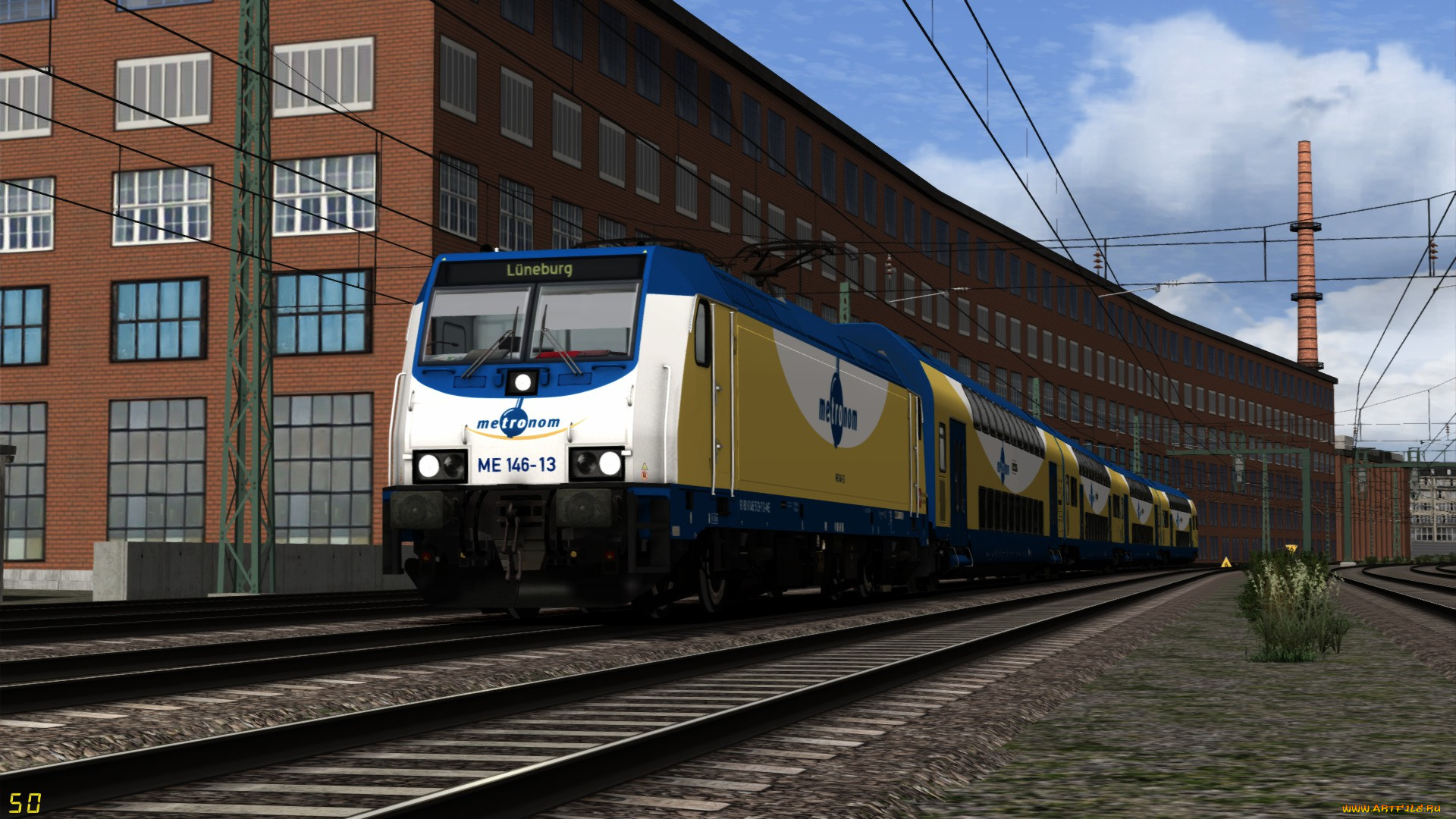 техника, 3d, поезд, вагоны