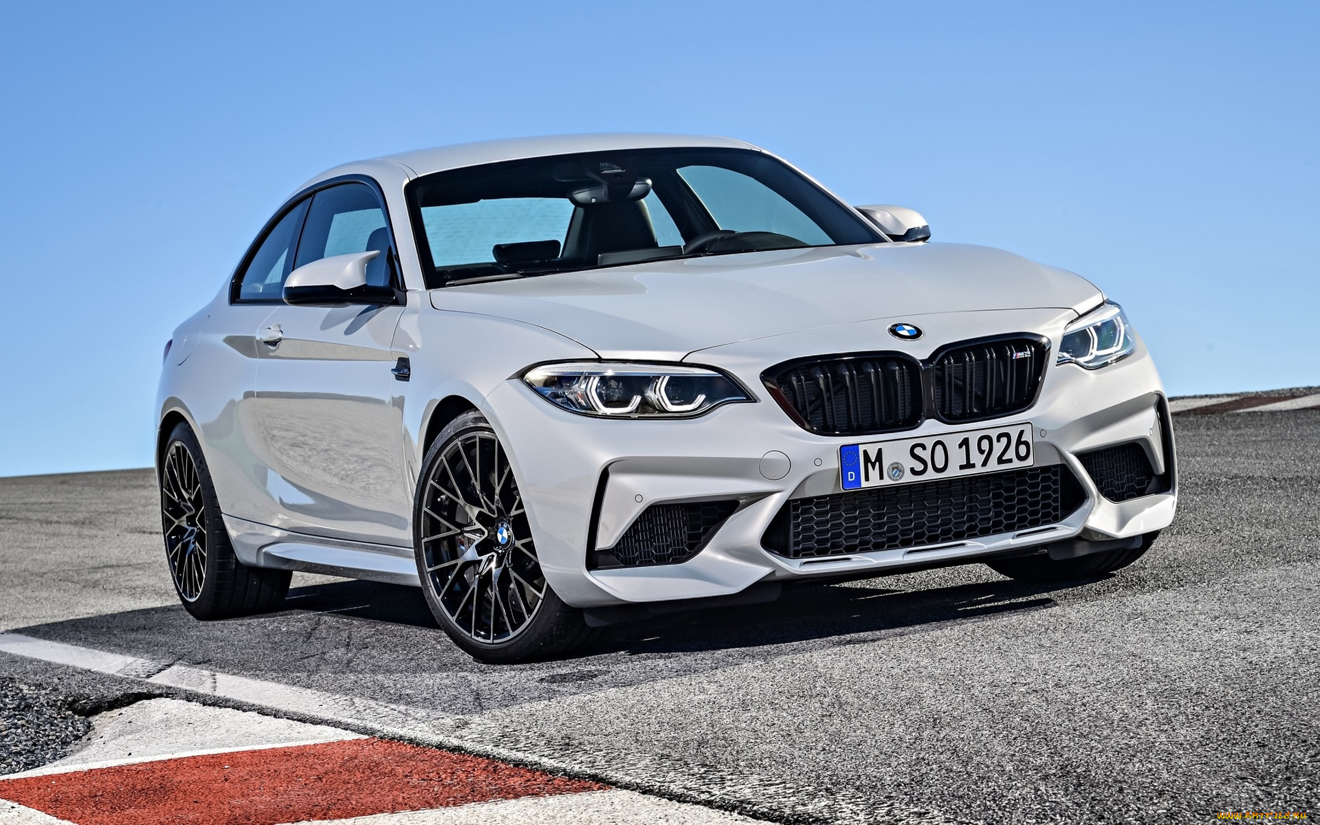 автомобили, bmw, белый, m2, 2018, бмв