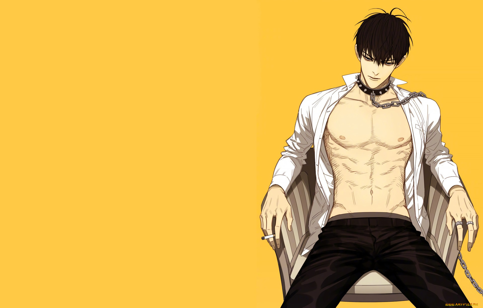 аниме, 19, days, хе, тянь, парень