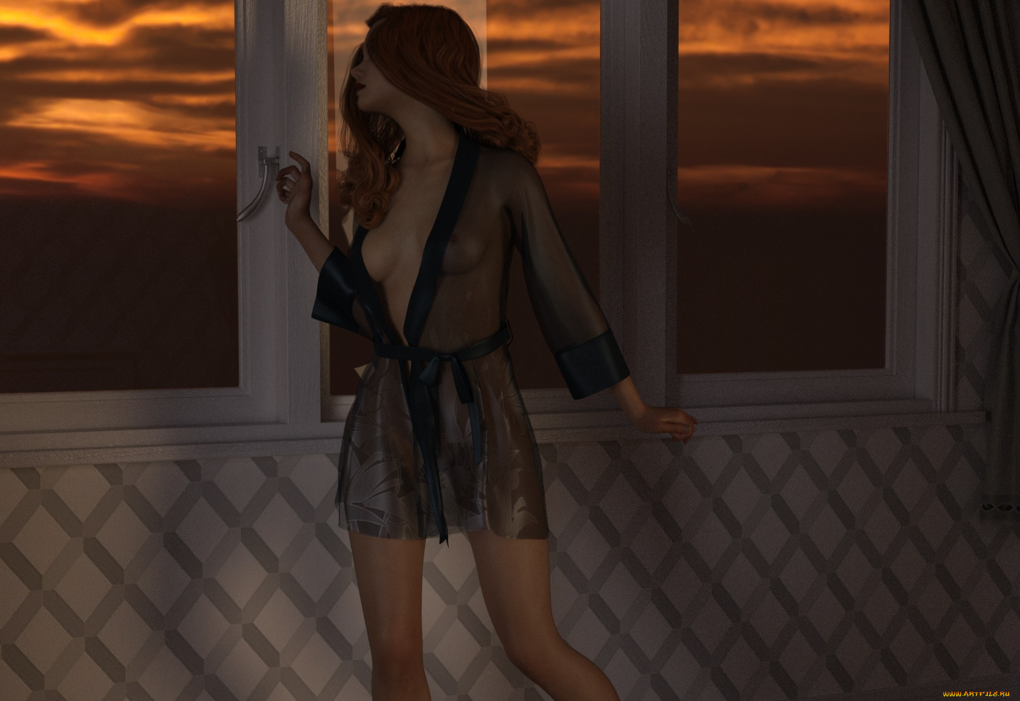 3д, графика, люди, , people, взгляд, девушка, фон