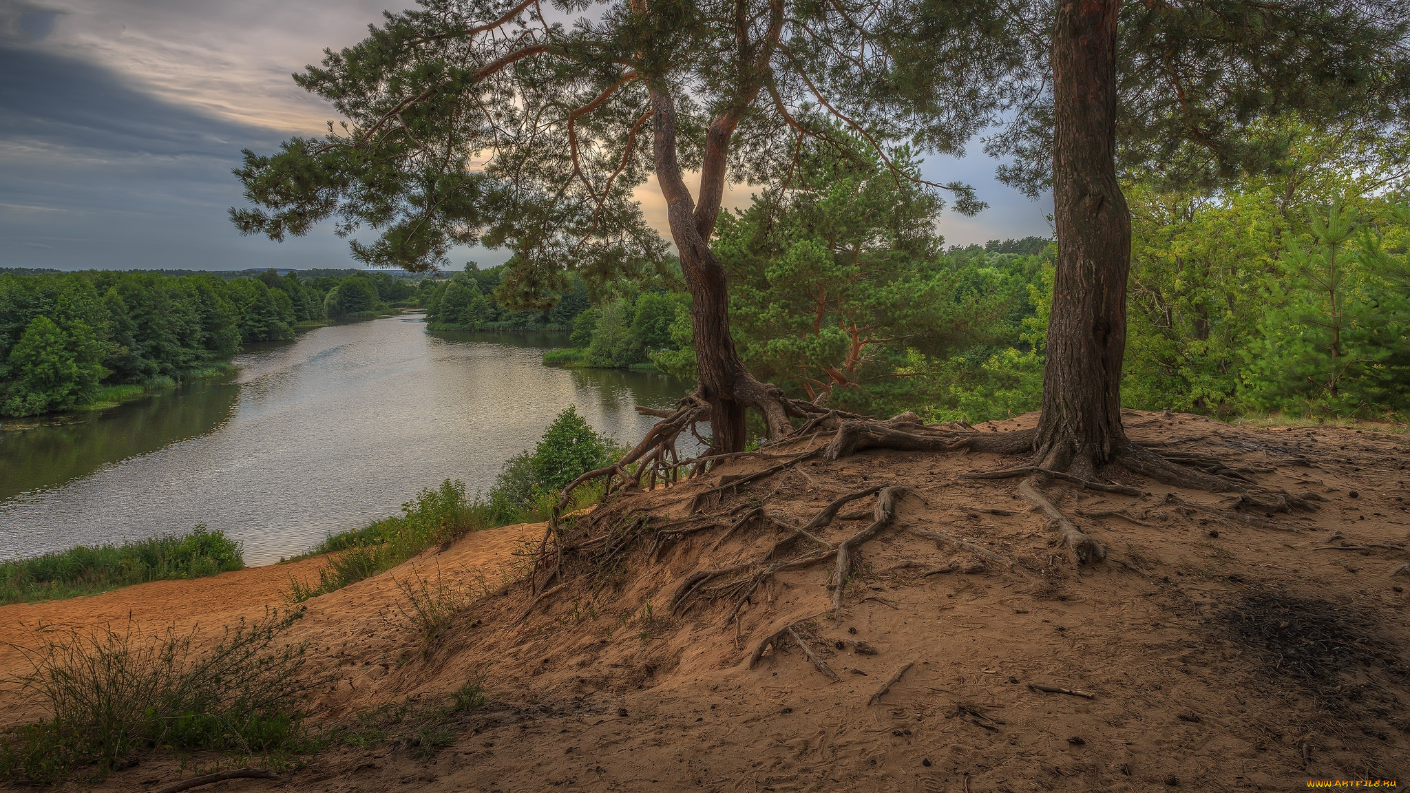 природа, реки, озера, простор