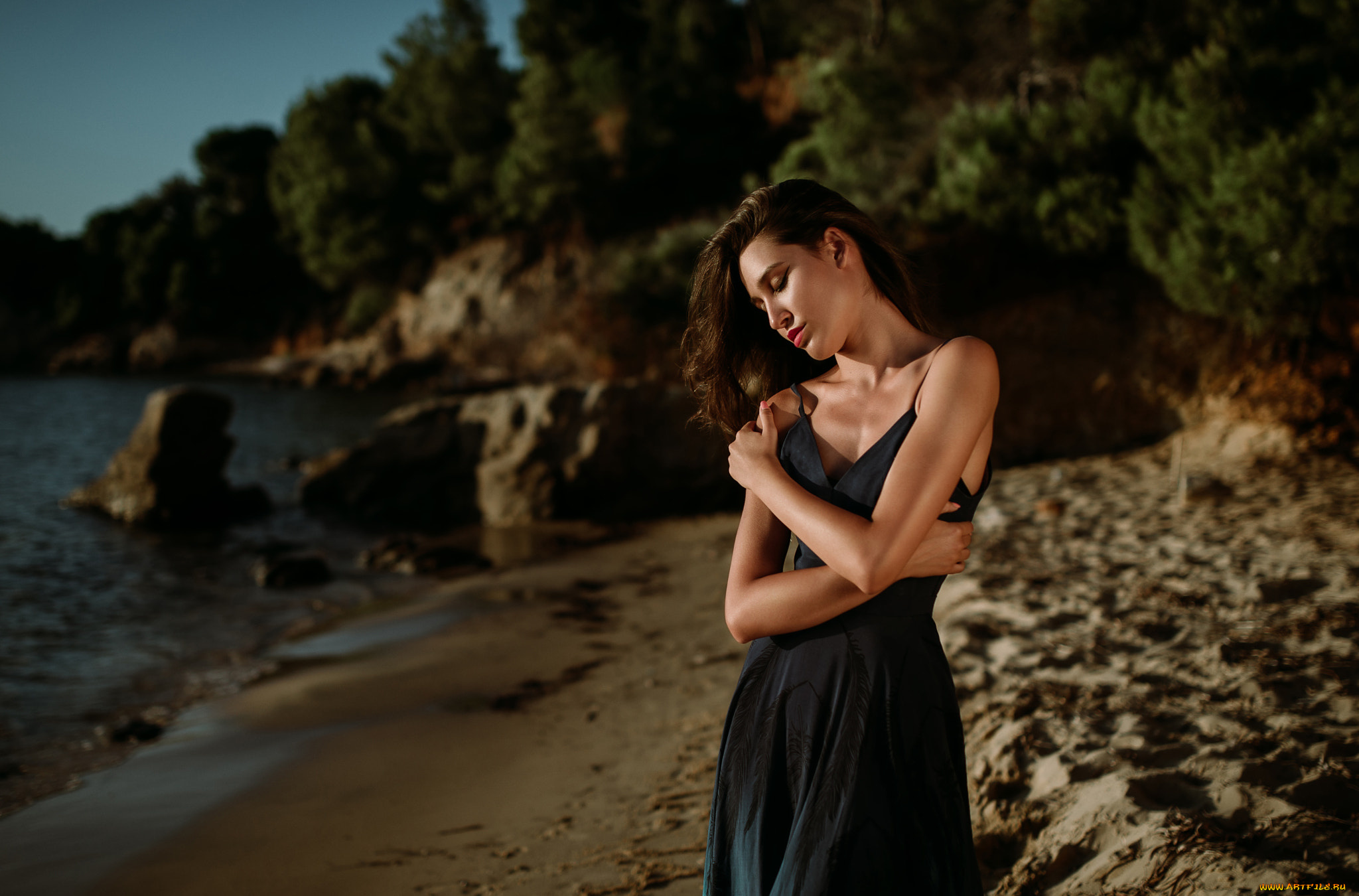 девушка, девушки, -unsort, , брюнетки, темноволосые, модель