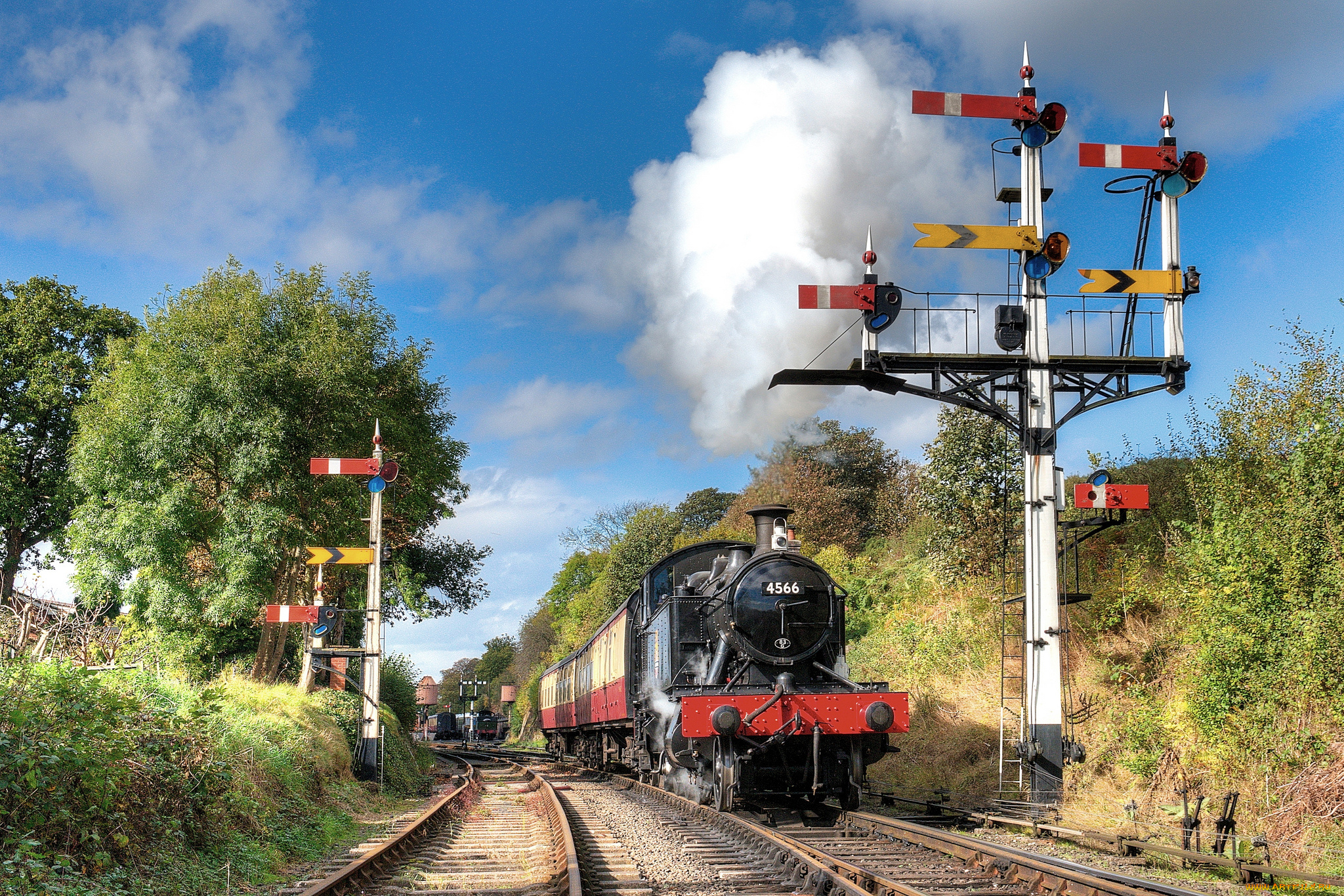 техника, паровозы, состав, локомотив