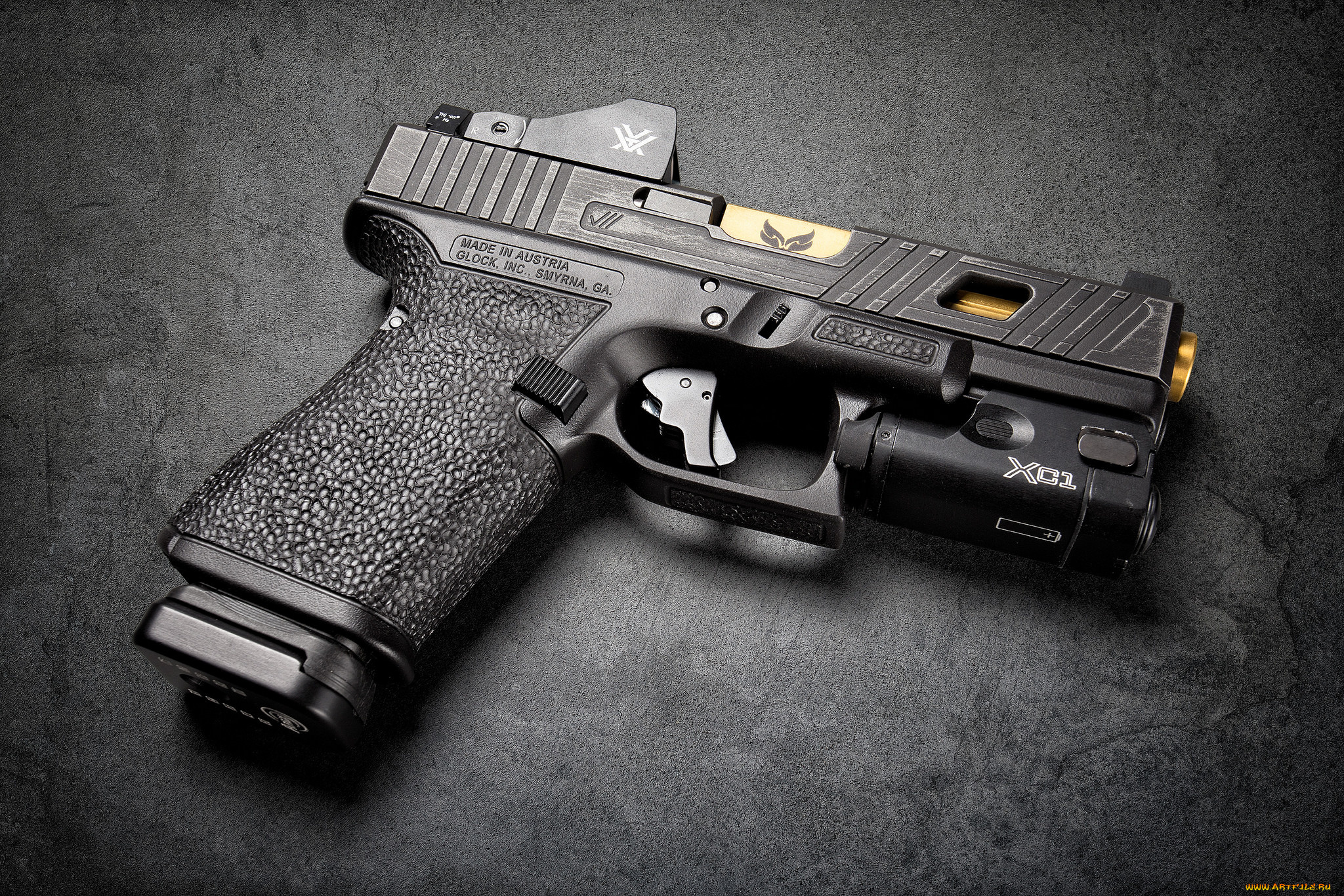 glock, 19, оружие, пистолеты, ствол