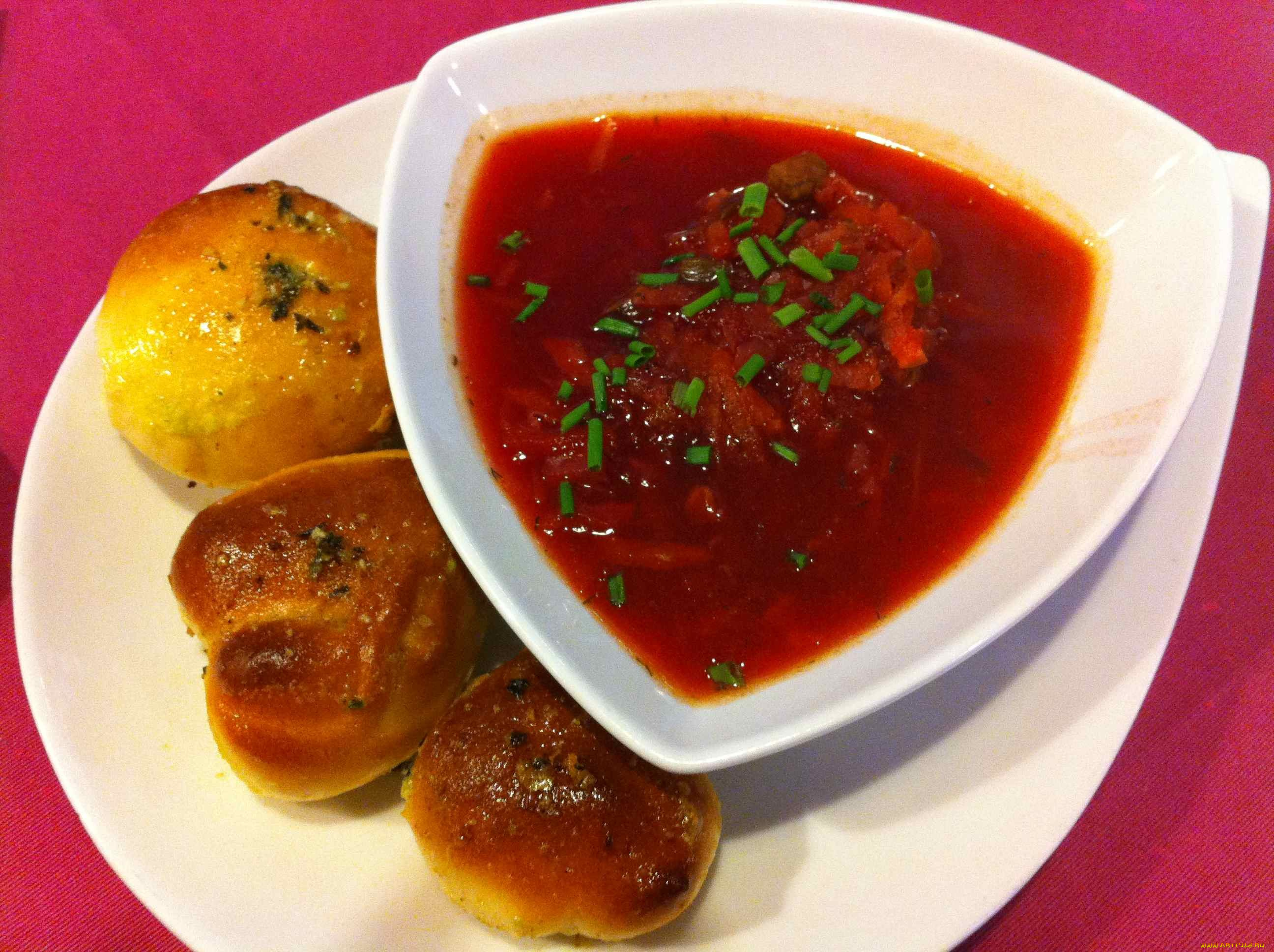 еда, первые, блюда, борщ