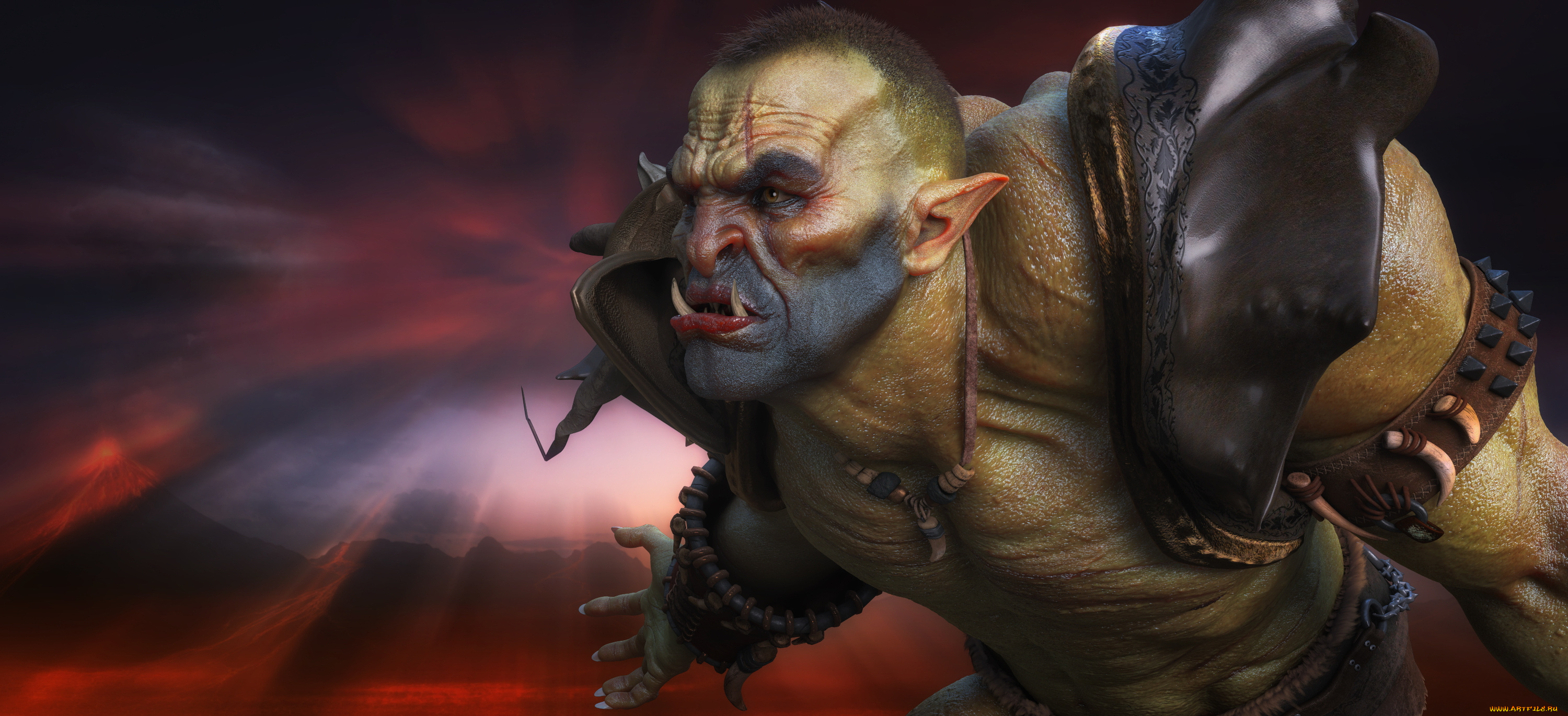 3д, графика, существа, , creatures, демон