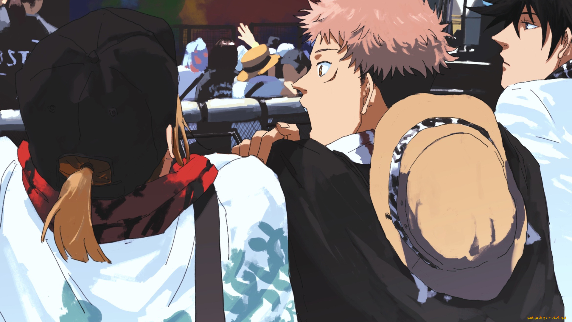 аниме, jujutsu, kaisen, магическая, битва