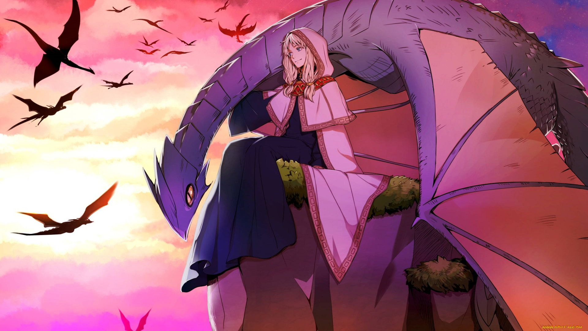 аниме, mahou, tsukai, no, yome, невеста, чародея