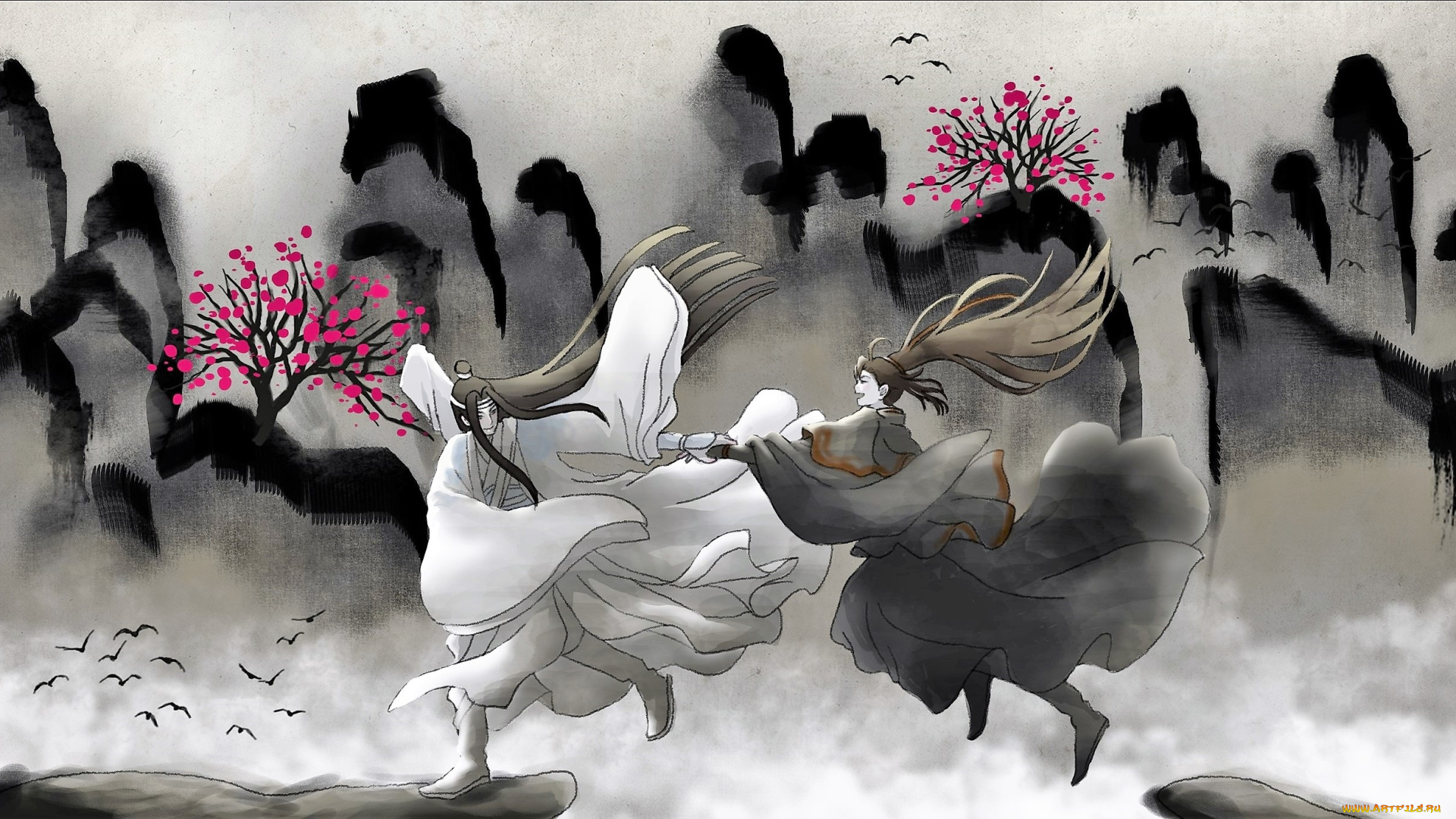 аниме, mo, dao, zu, shi, вэй, усянь, лань, ванцзы