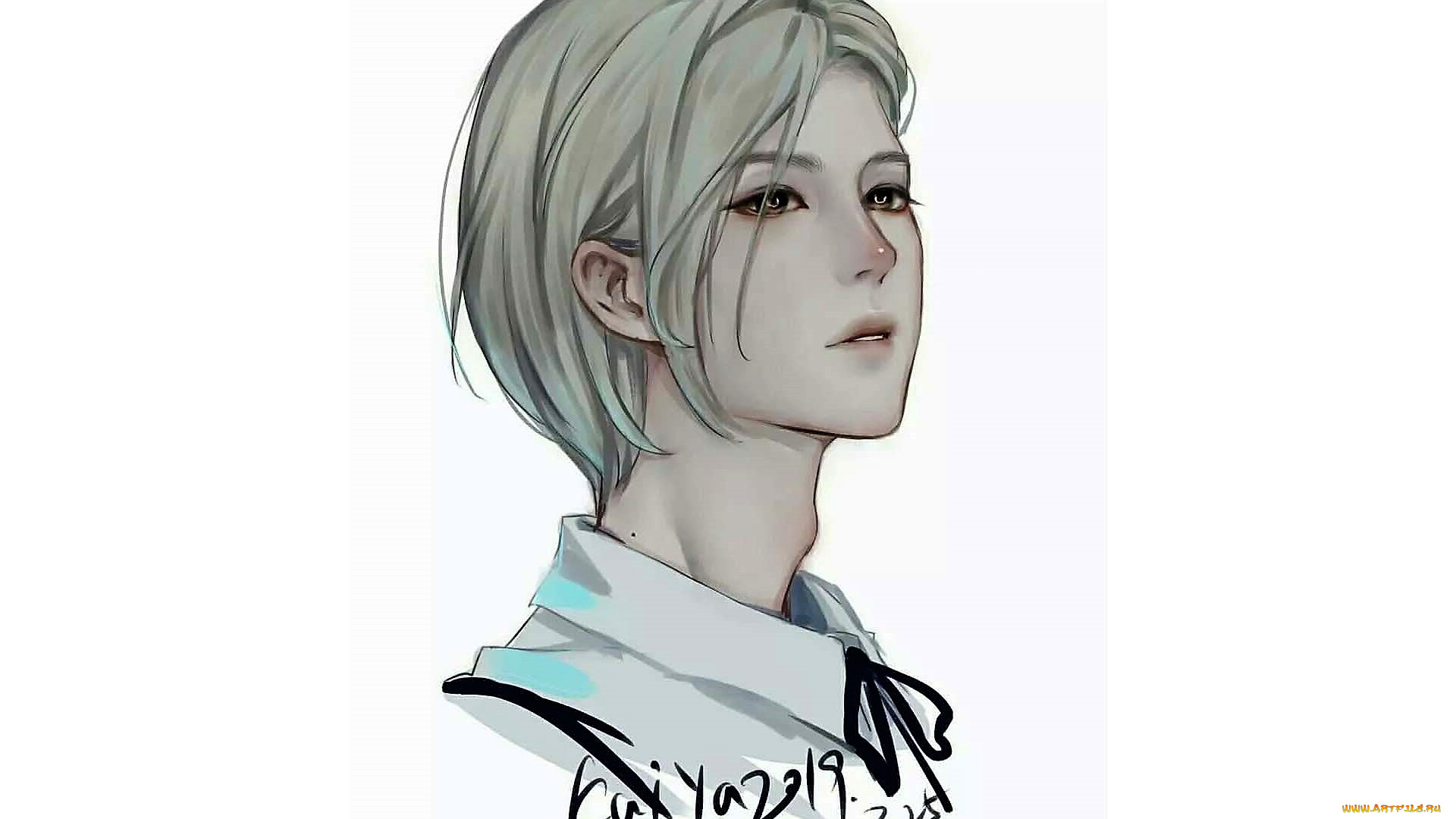 рисованное, люди, ван, ибо, лицо