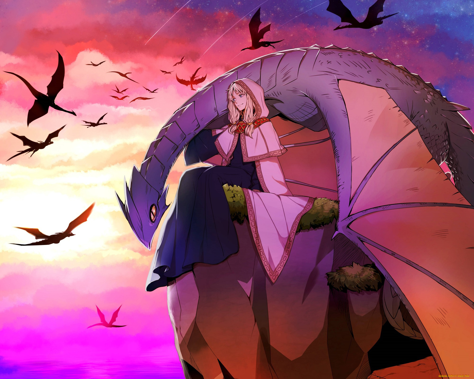 аниме, mahou, tsukai, no, yome, невеста, чародея