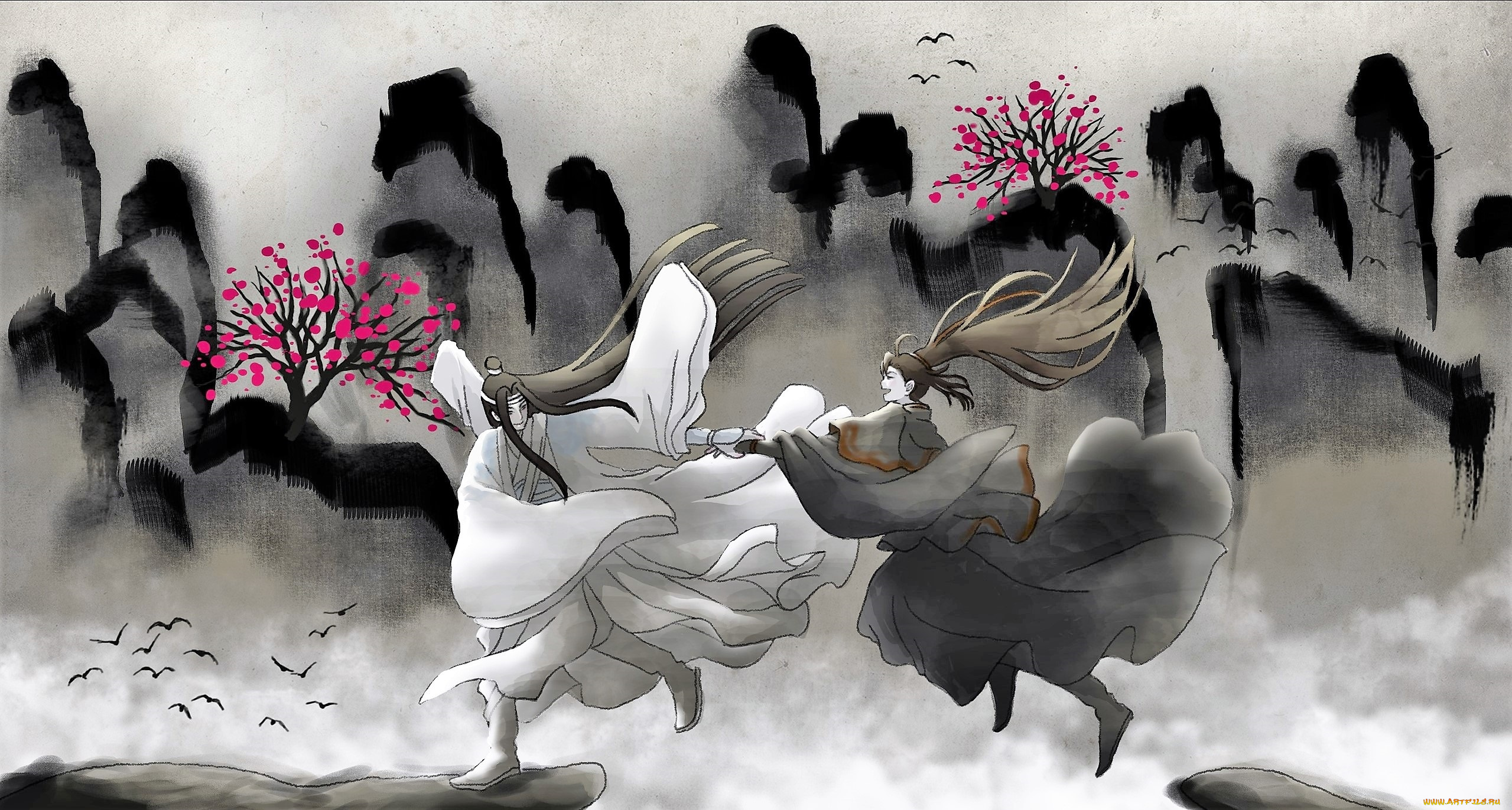 аниме, mo, dao, zu, shi, вэй, усянь, лань, ванцзы