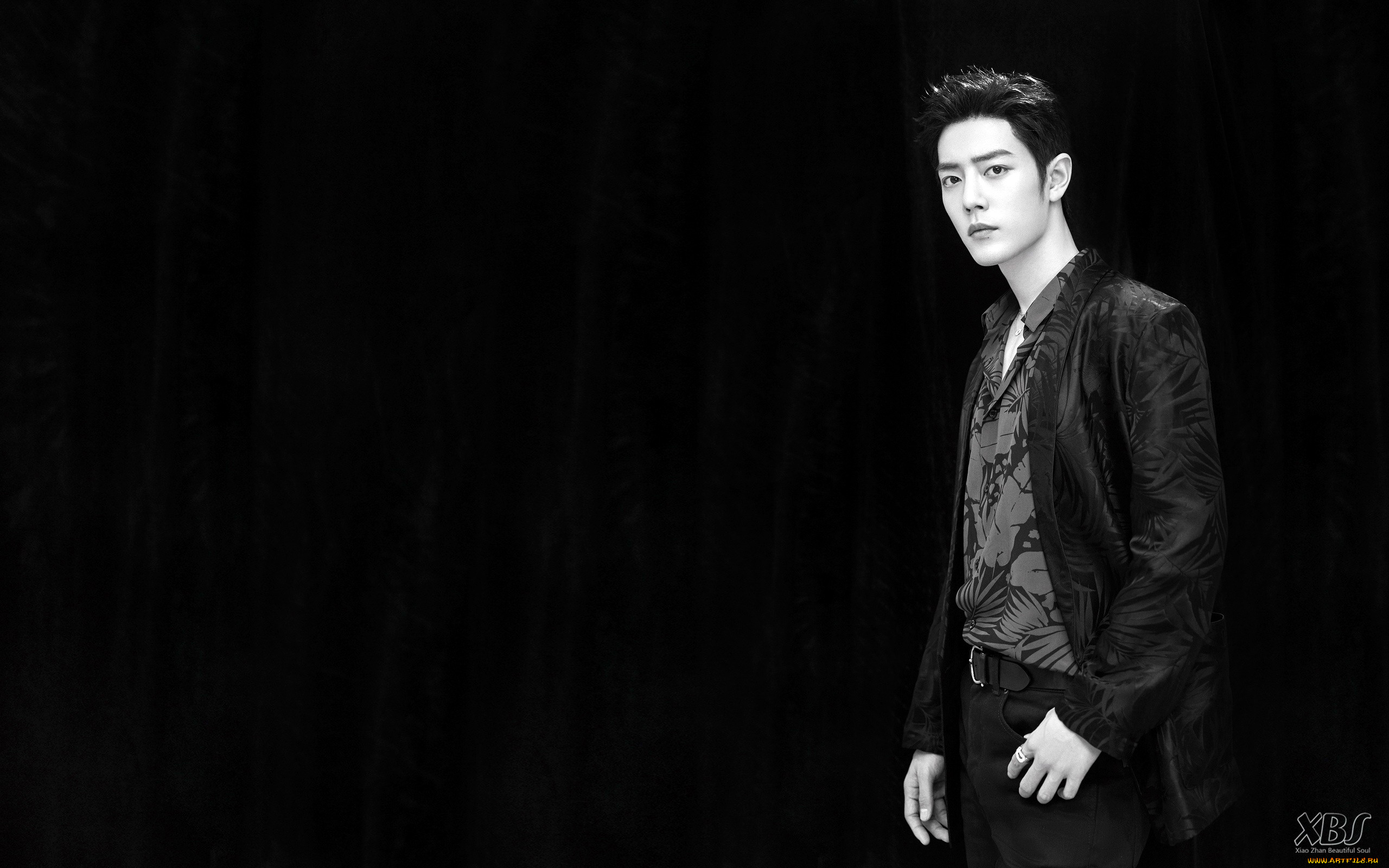 мужчины, xiao, zhan, актер, пиджак, рубашка