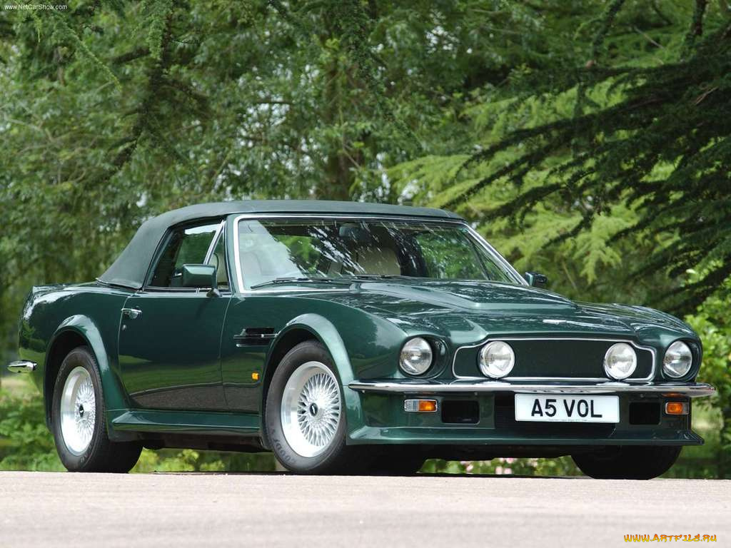 aston, martin, v8, vantage, volante, 1986, автомобили