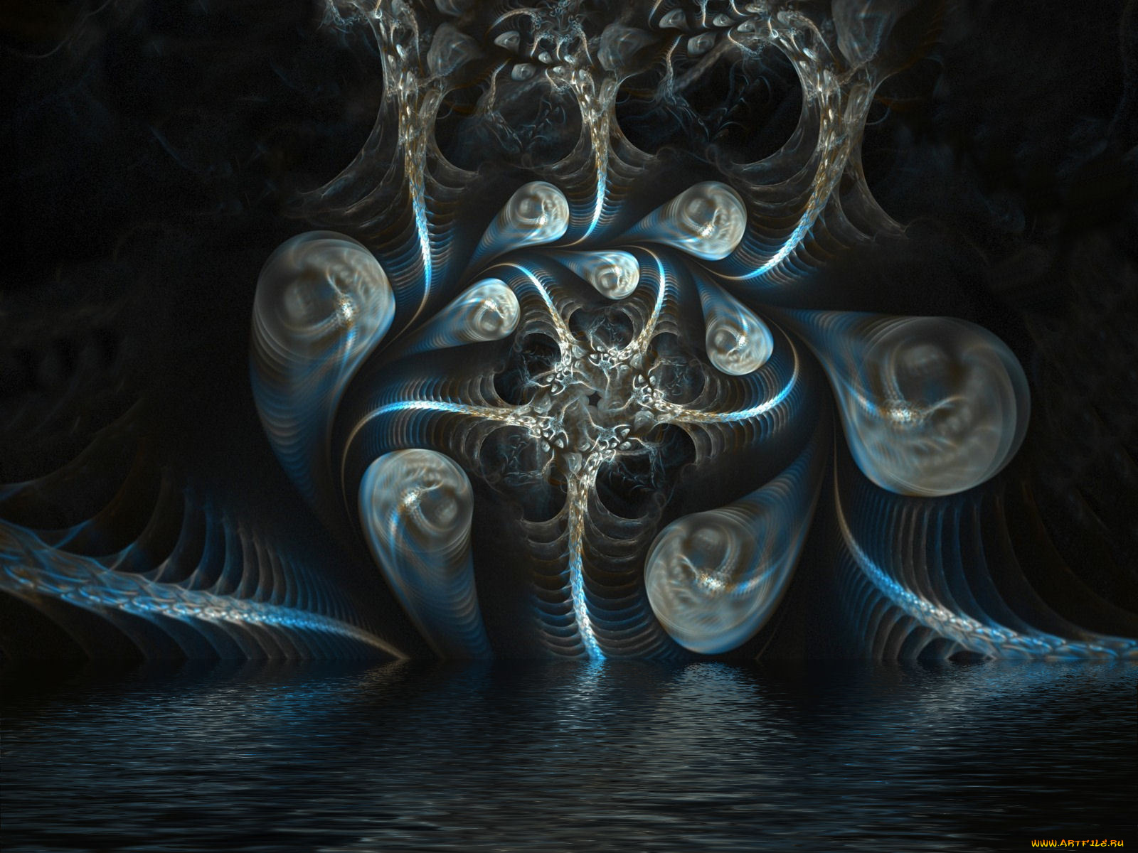 3д, графика, fractal, фракталы, цвета, фрактал