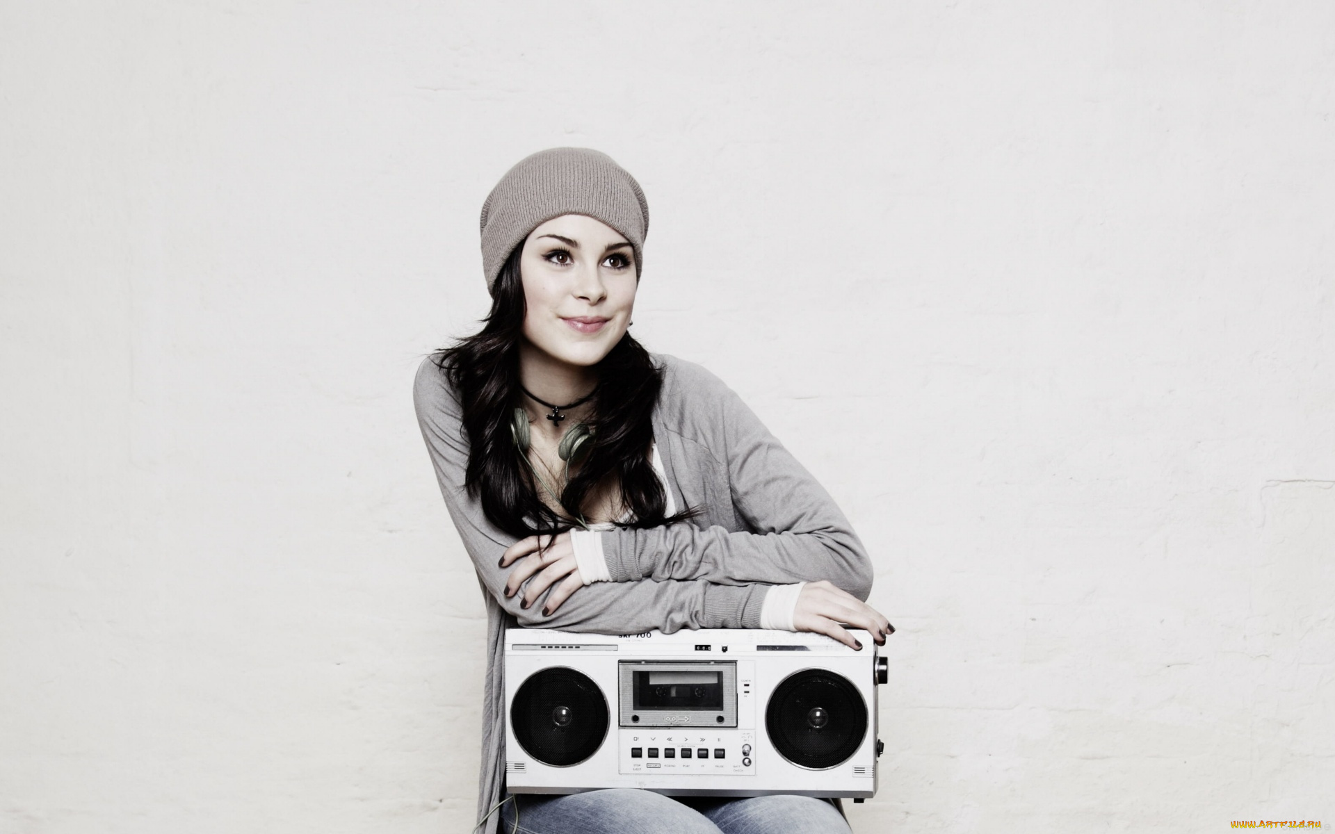музыка, lena, meyer, landrut, певица, шапочка, магнитофон