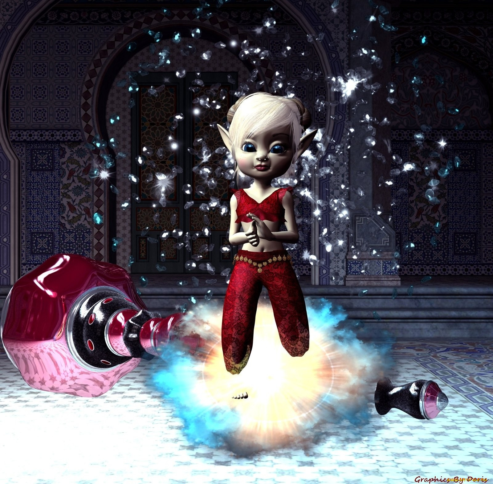 3д, графика, elves, эльфы, эльф