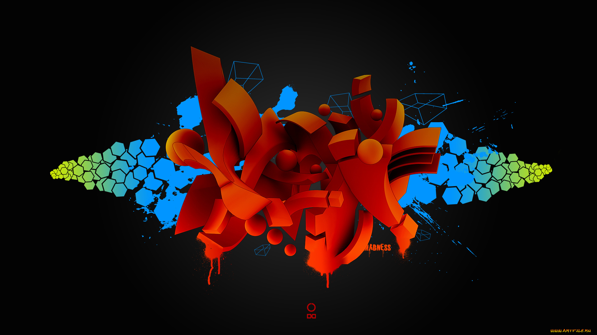 рисованные, абстракция, геометрия