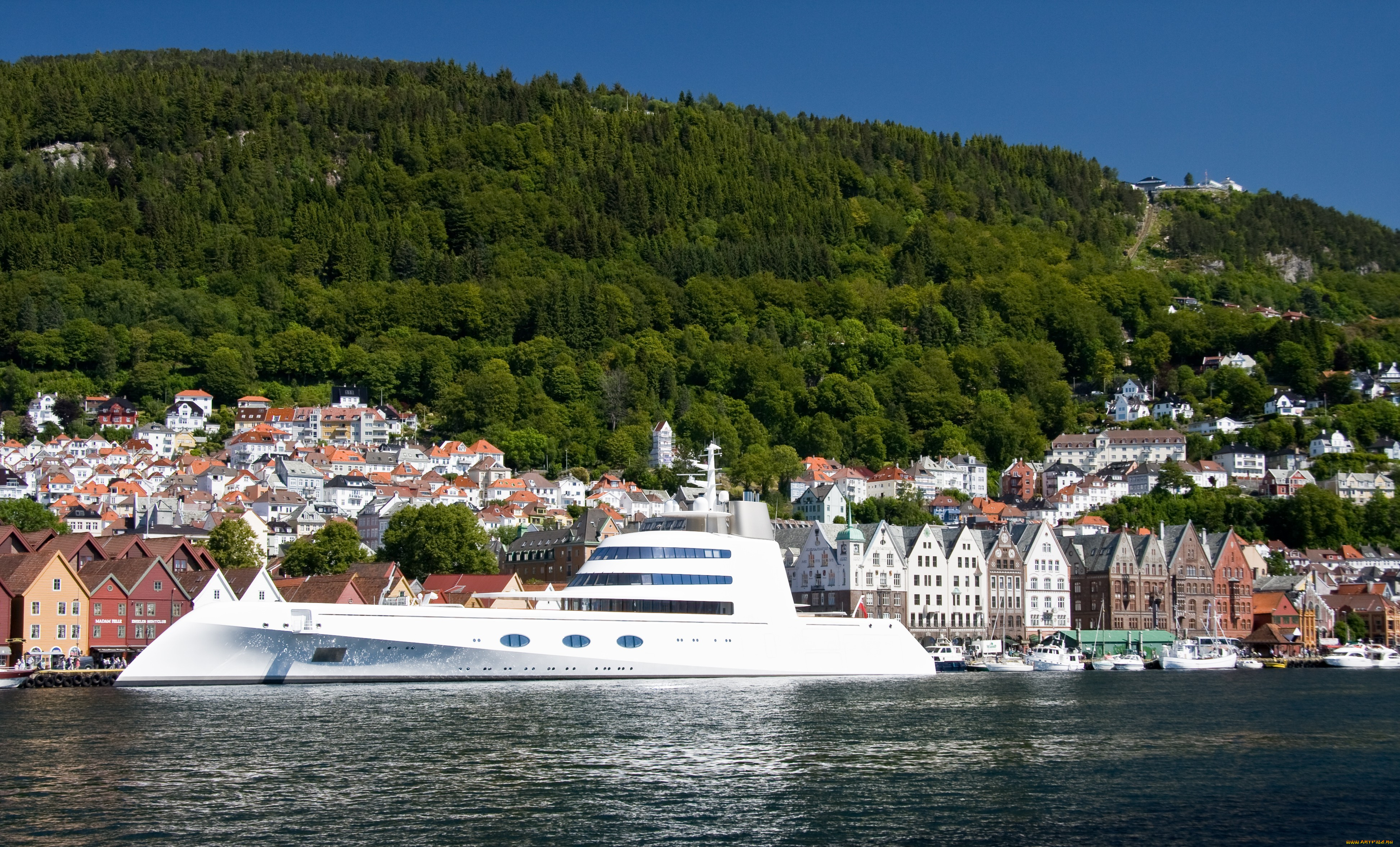 andrey, melnichenko, корабли, Яхты, горы, яхта, море, причал, город, лес