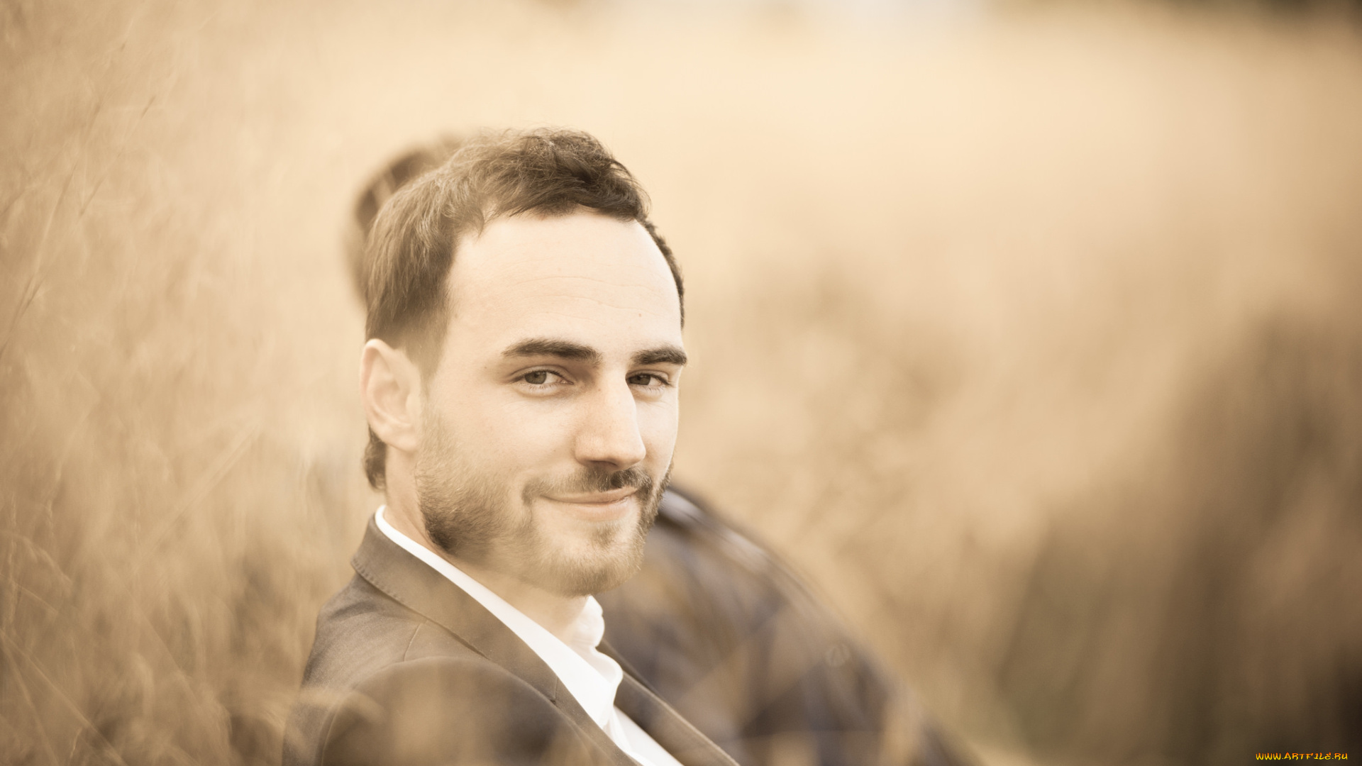 мужчины, -, unsort, парень, улыбка, взгляд