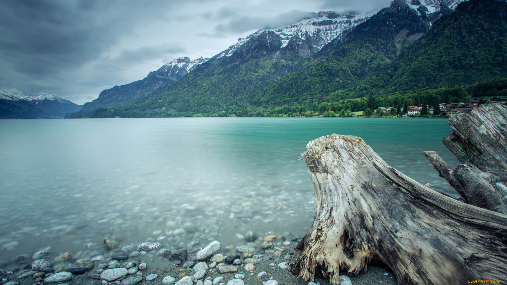природа, реки, озера, озеро, лес, горы, швейцария