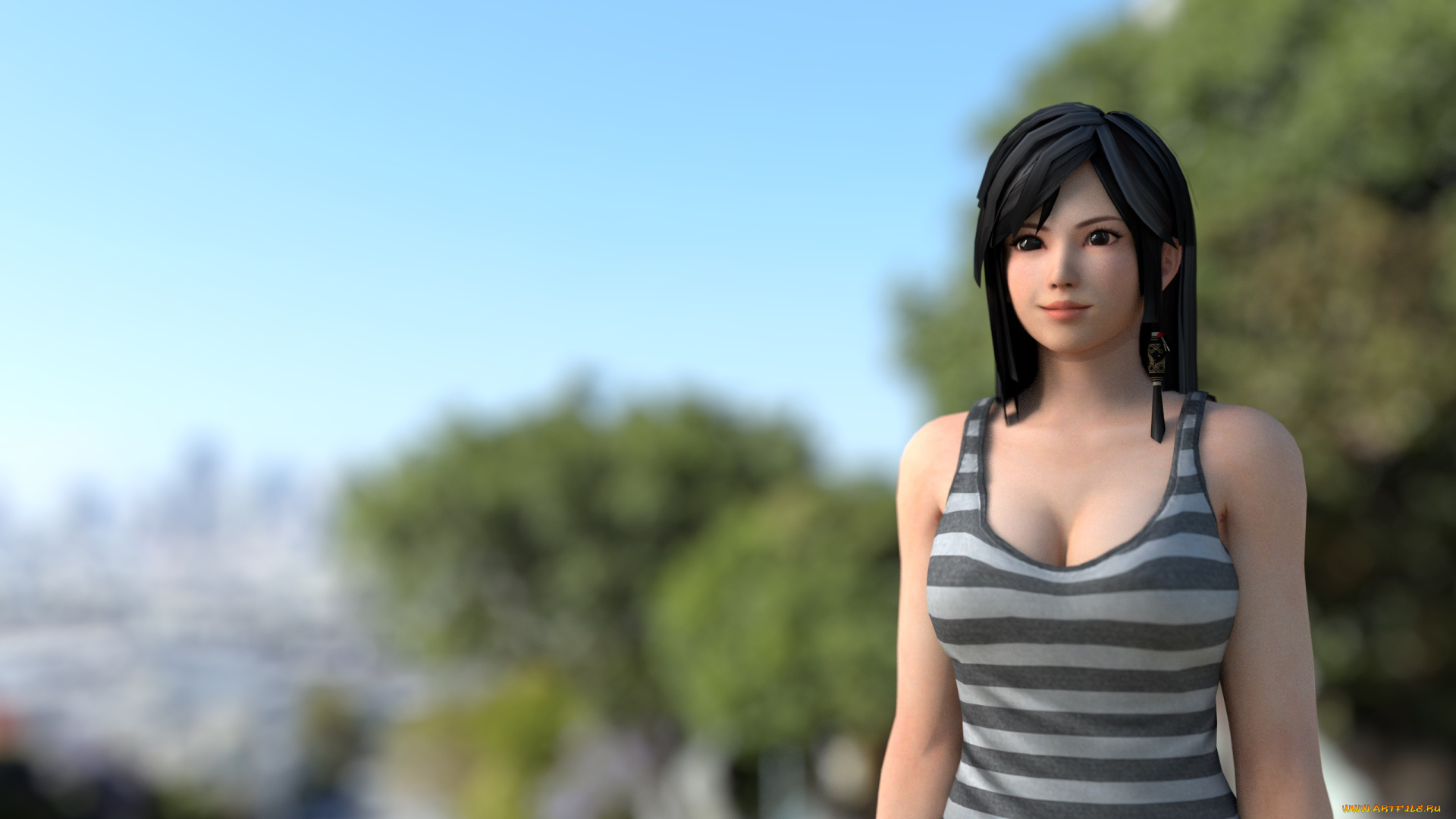 3д, графика, люди, , people, фон, взгляд, девушка