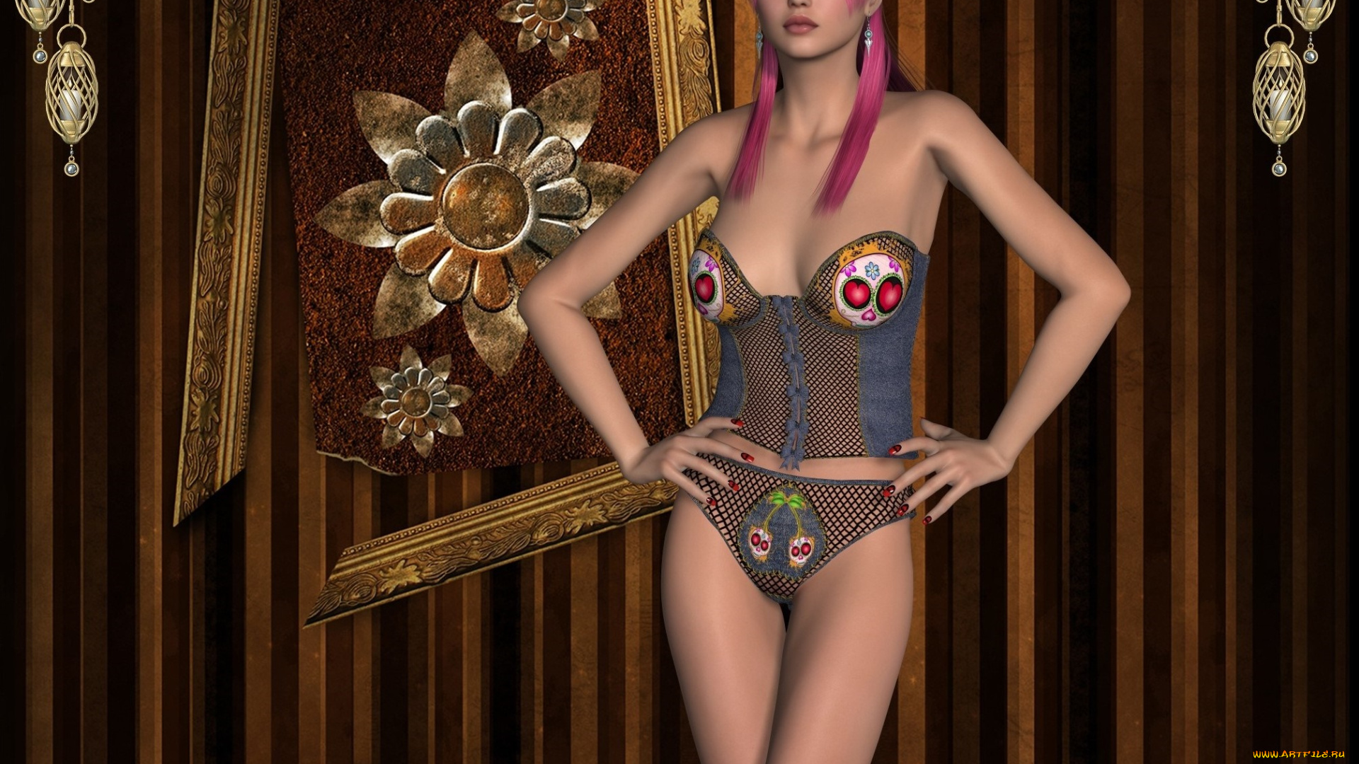 3д, графика, люди, , people, фон, взгляд, девушка