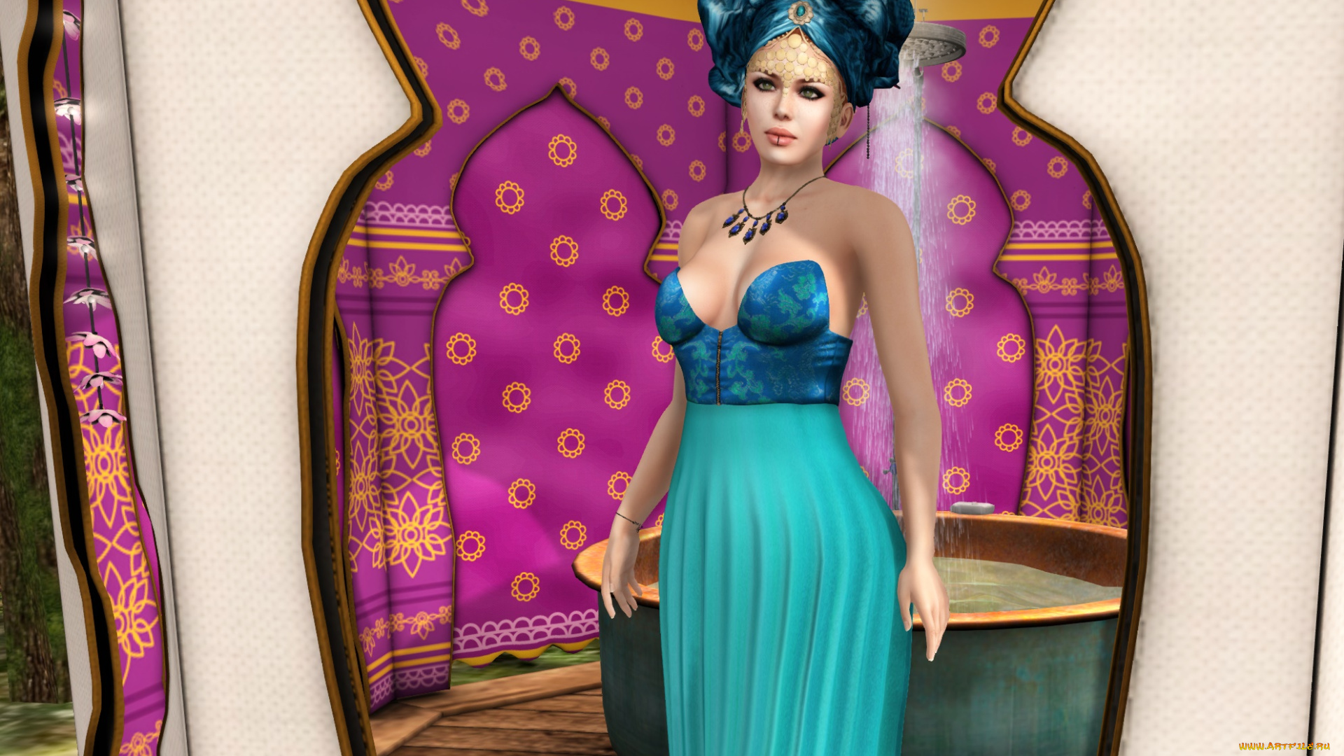 3д, графика, люди, , people, фон, взгляд, девушка