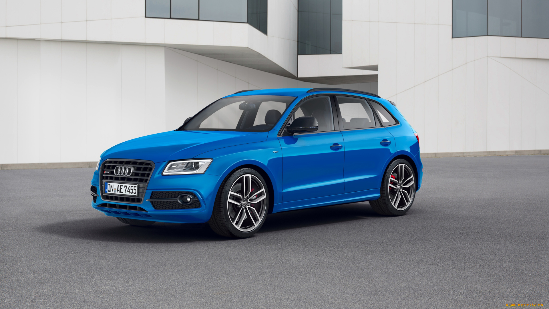 автомобили, audi, sq5, plus, 8r, 2015г, голубой, tdi