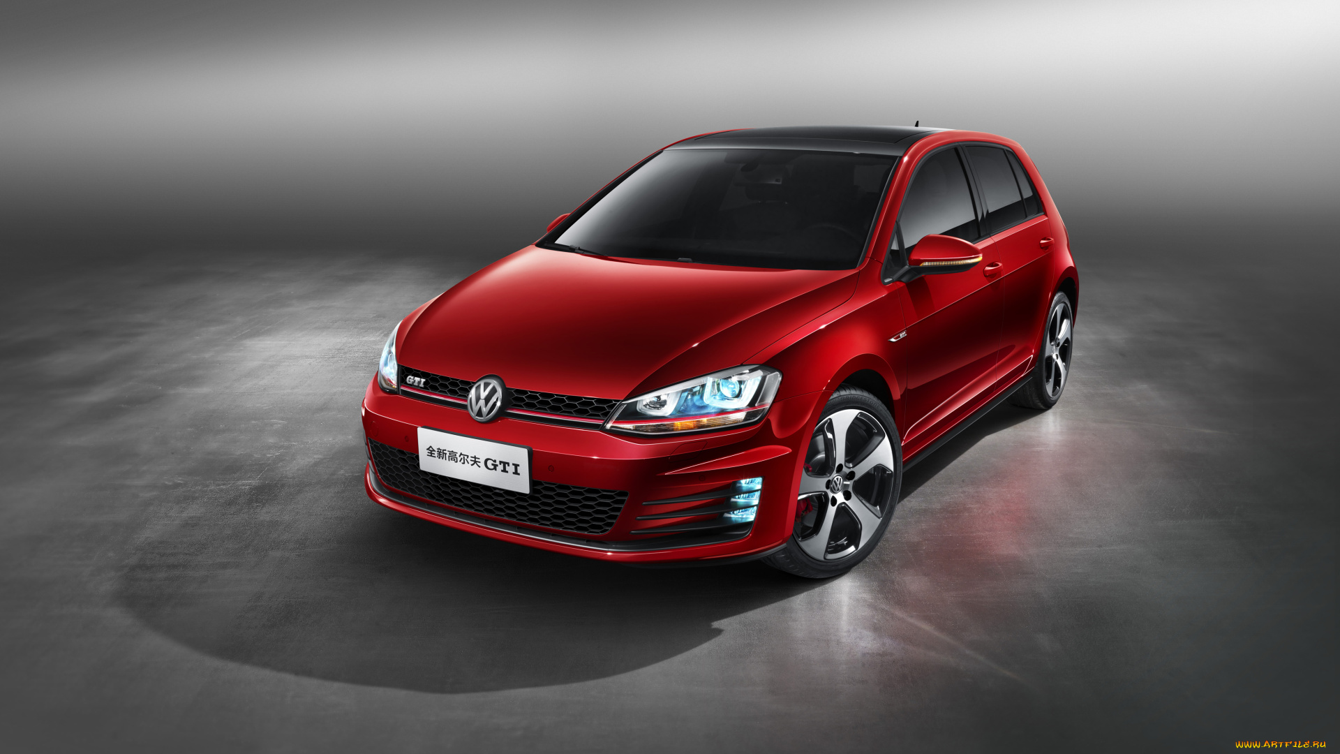 автомобили, volkswagen, gti, golf, cn-spec, красный, 2015г, typ, 5g