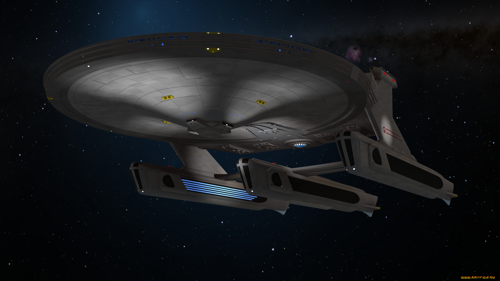 космос, арт, полет, космический, корабль, вселенная