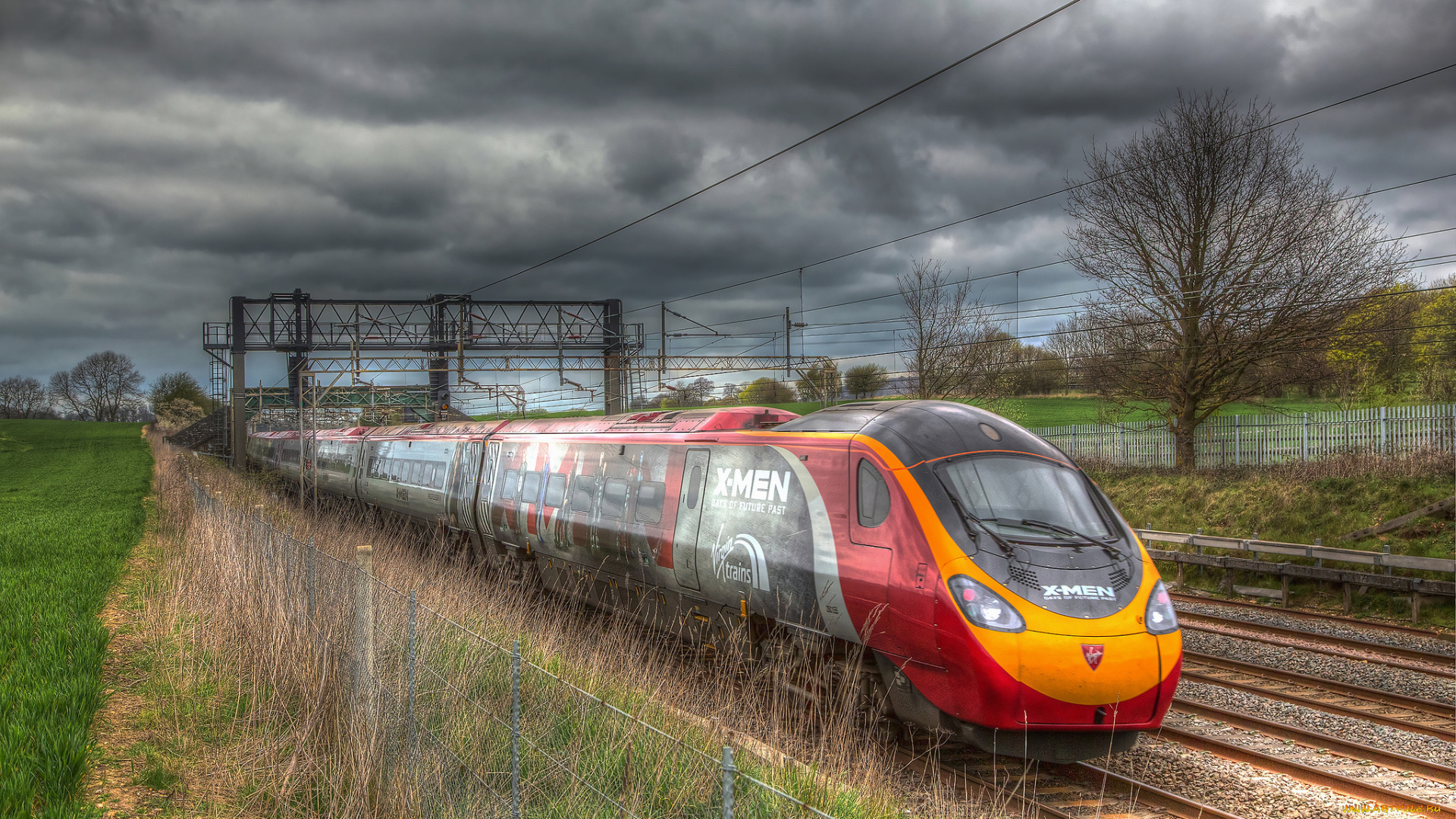 техника, поезда, локомотив, рельсы, дорога, железная, состав