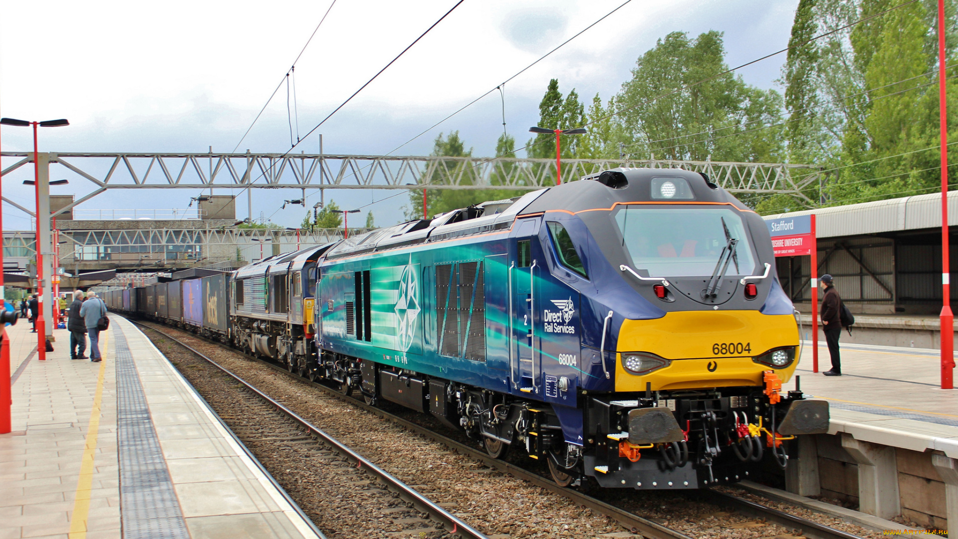 техника, поезда, локомотив, состав, рельсы, дорога, железная