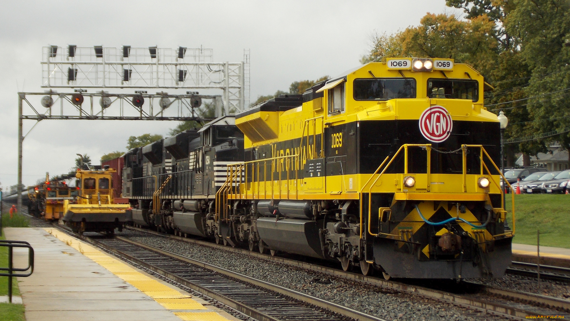 техника, поезда, рельсы, состав, локомотив, дорога, железная