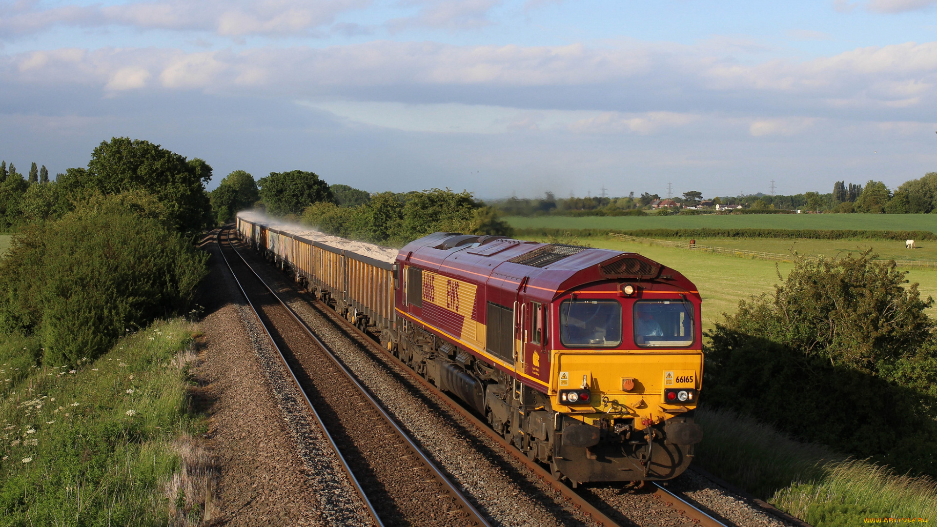 техника, поезда, состав, локомотив, железная, рельсы, дорога