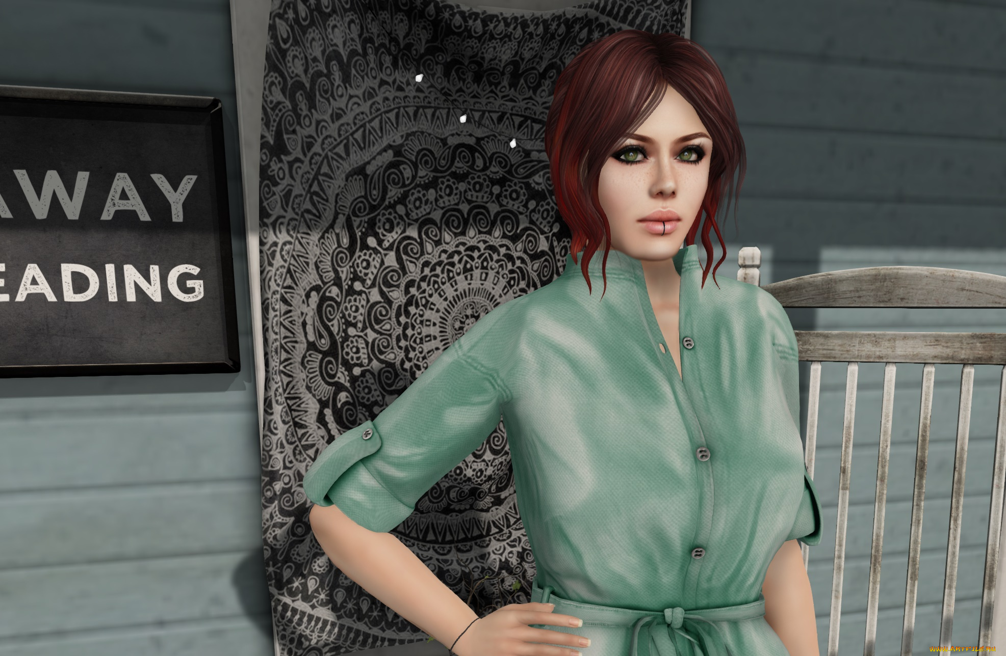 3д, графика, люди, , people, фон, взгляд, девушка