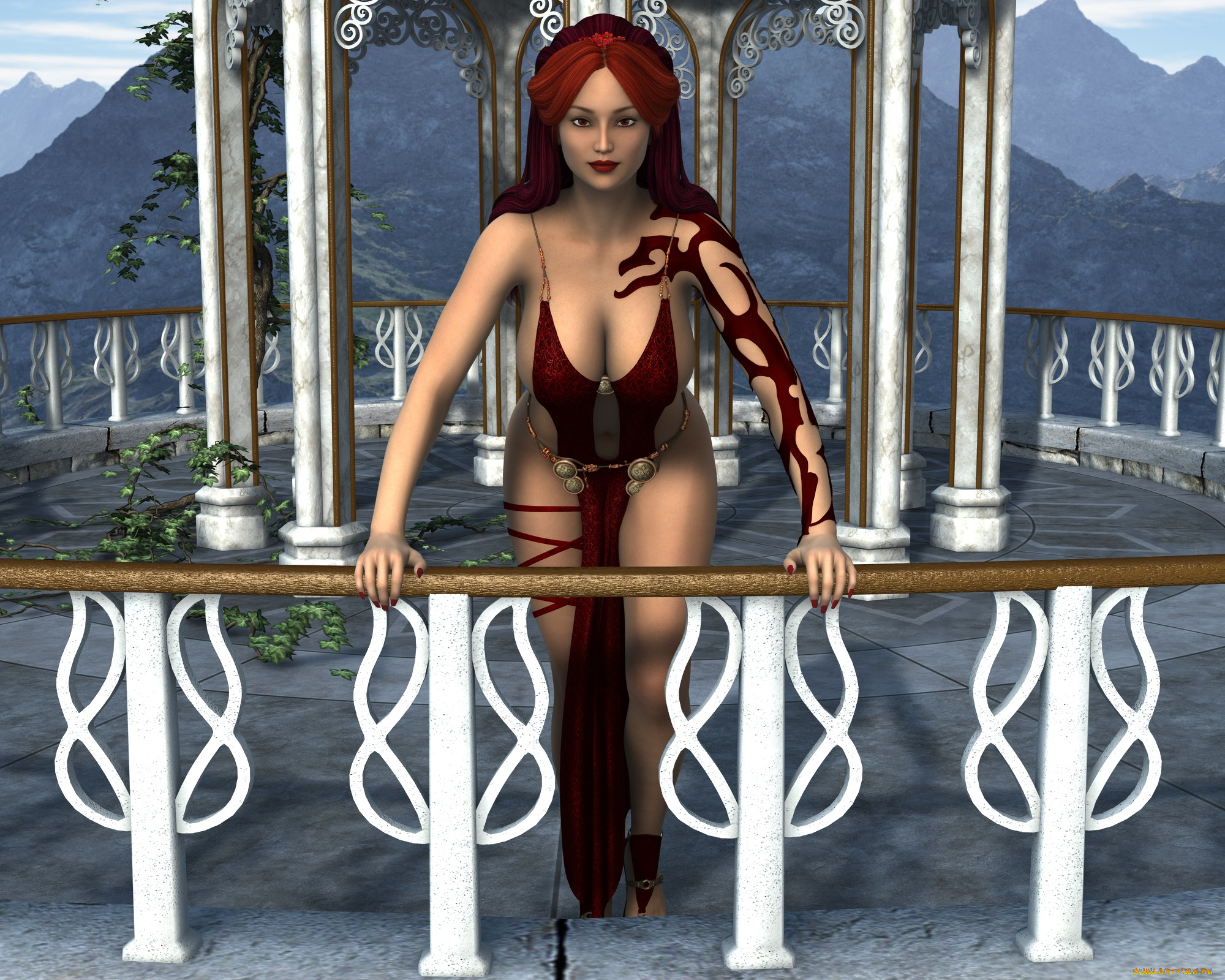 3д, графика, люди, , people, фон, девушка, взгляд